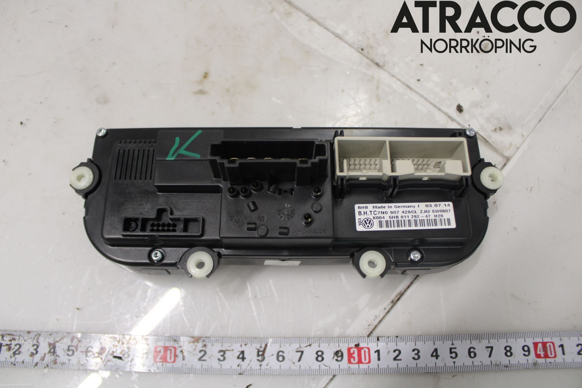 Volkswagen VW CADDY 11-15 Varmeapparat Panel(Regulering)