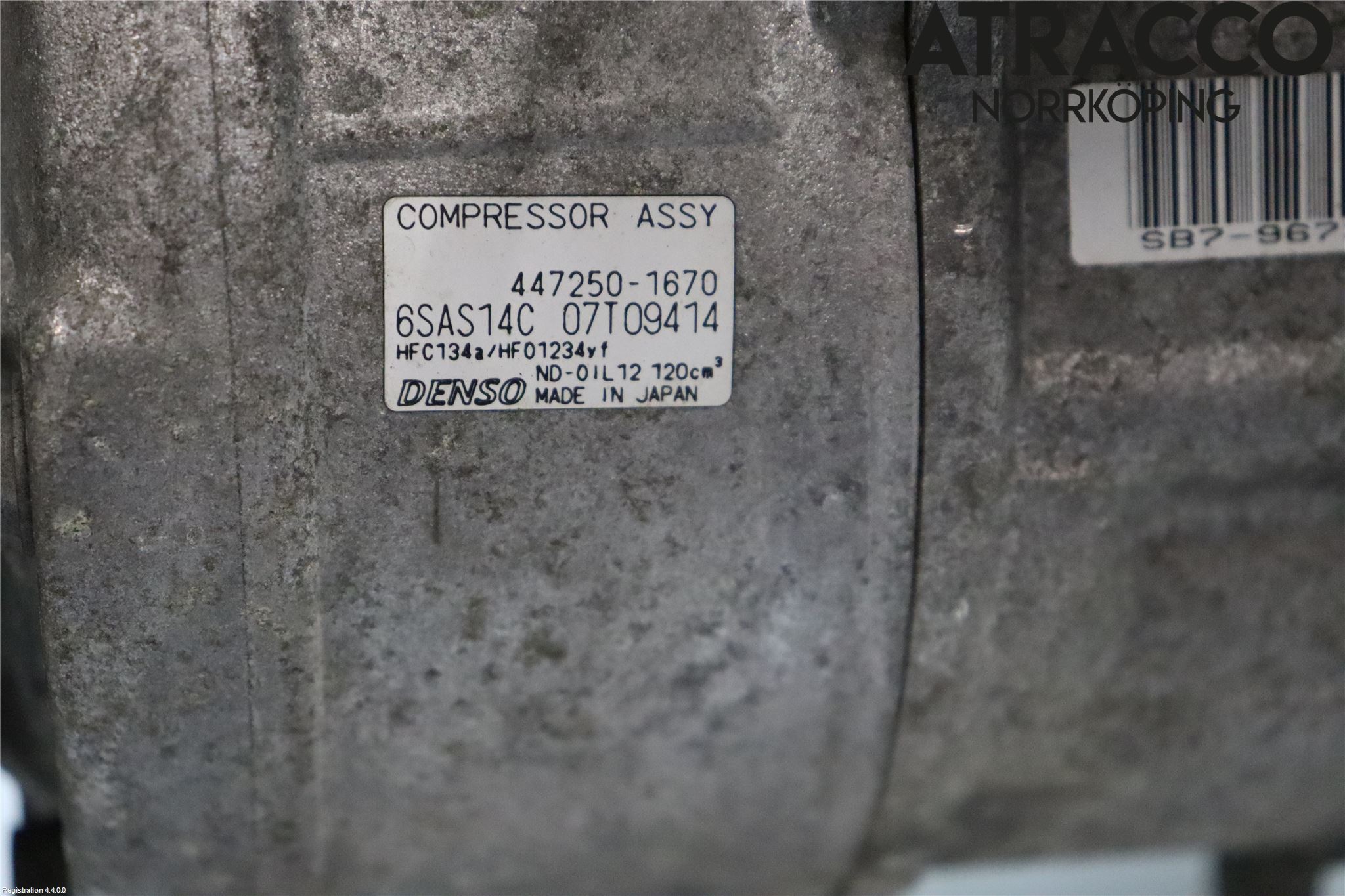 Mercedes-Benz MB A-KLASS (W176) 13-18 Varme Ac Kompressor