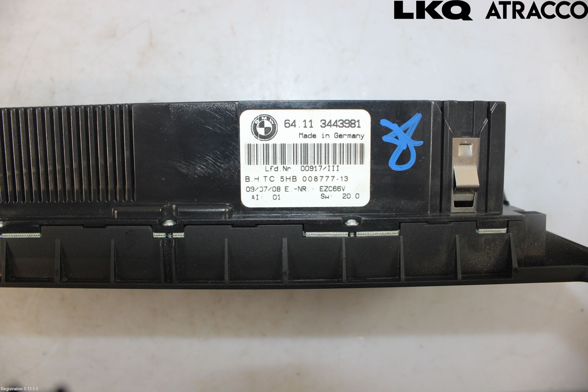 BMW X3 E83     03-10 Varmeapparat Panel(Regulering)