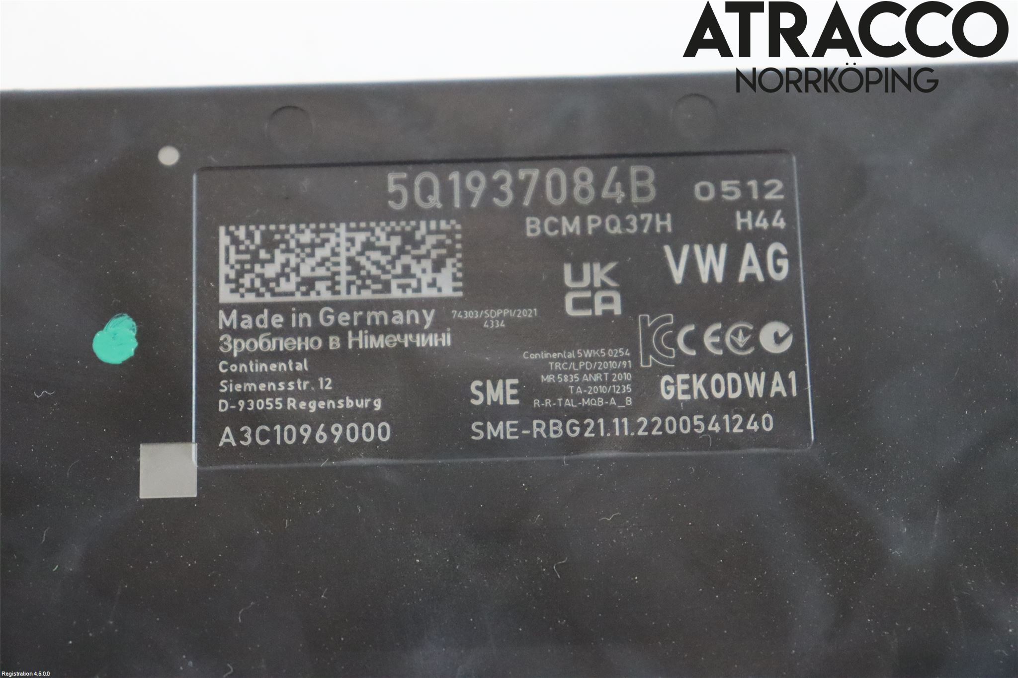 Seat ATECA 16->> Styreenhet Klima