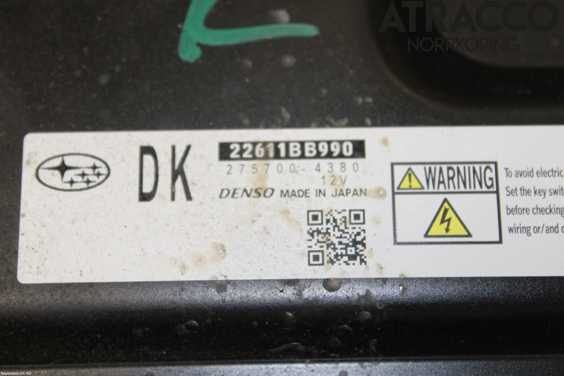 Subaru OUTBACK 10-15 Styreenhet Innsprøytning