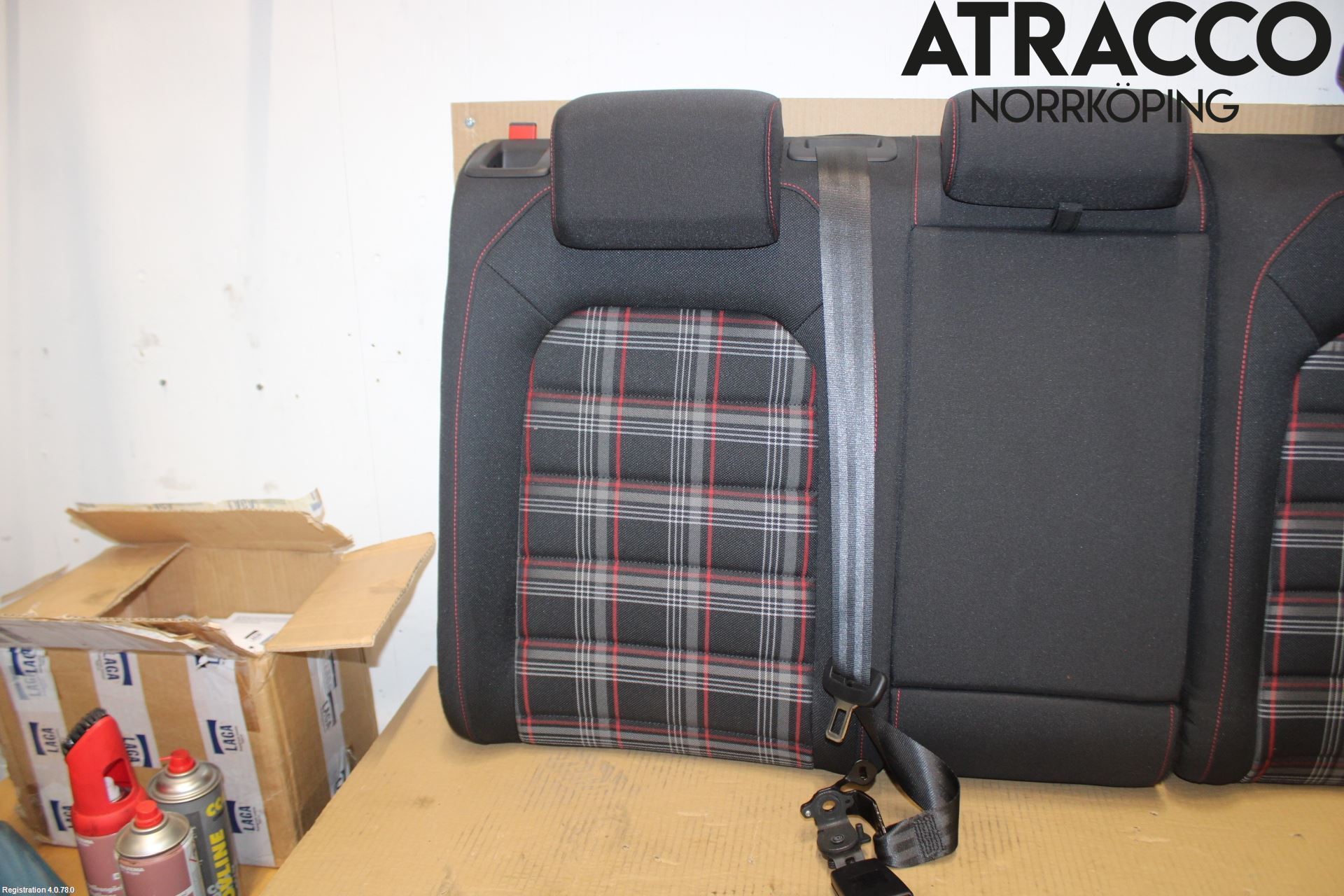Volkswagen VW GOLF / E-GOLF VII 13-20 Innr Sete Bak Seterygg