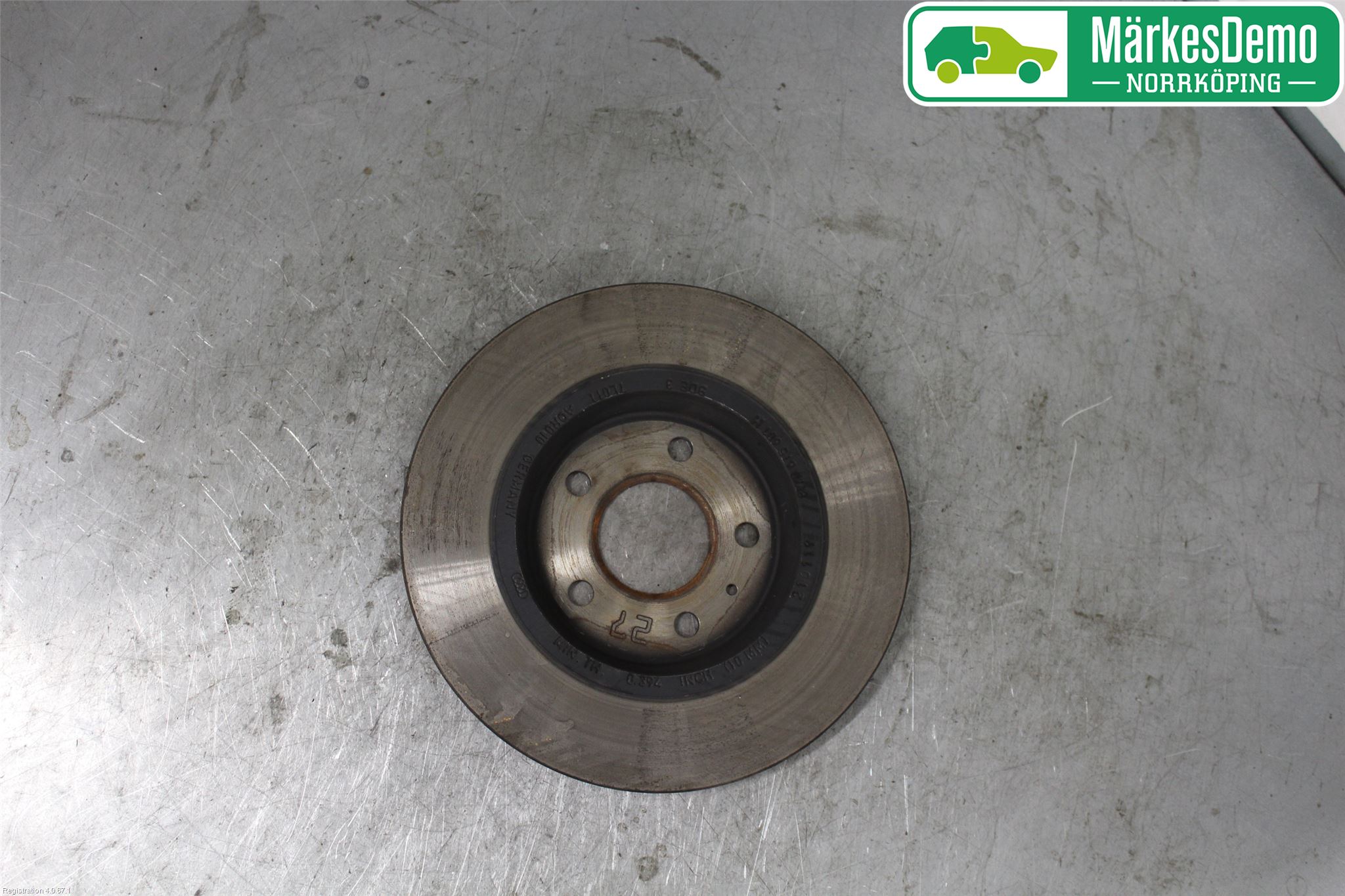 Audi A4/S4 B9 16-19 Bremseskive Bak