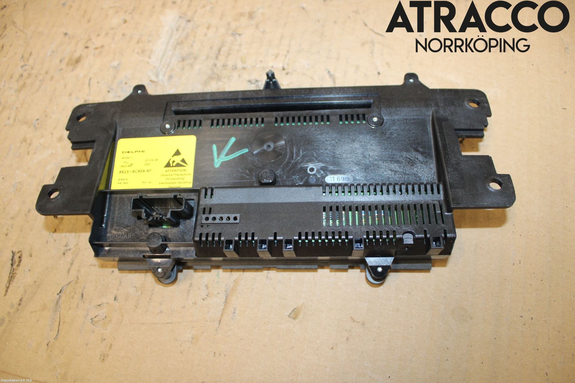 Jaguar XF 08-15 Varmeapparat Panel(Regulering)