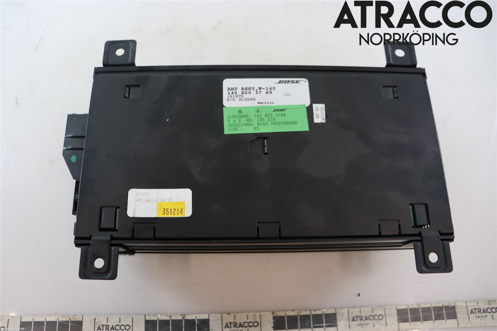 Mercedes-Benz MB S/CL-KLASS (W140) 91-98 Stereo Forsterker