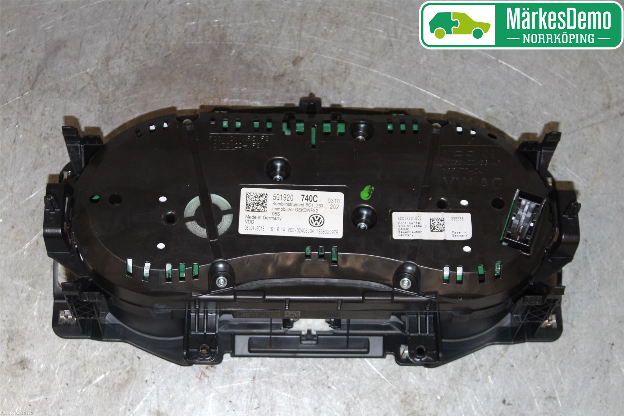 Volkswagen VW GOLF / E-GOLF VII 13-20 Instr Kombinert