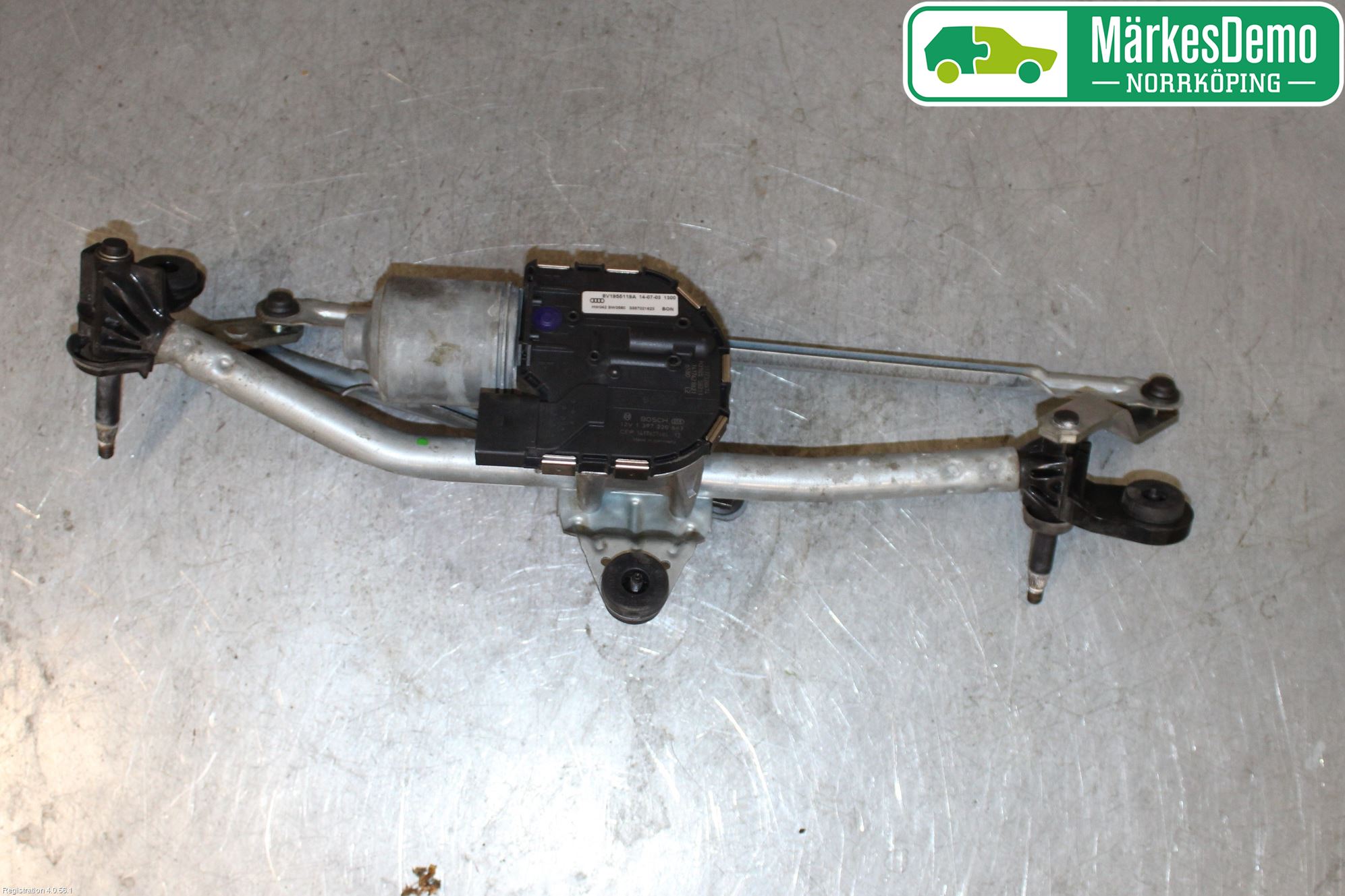 Audi A3/S3 8V 13-20 Viskeroverføring Frontrute