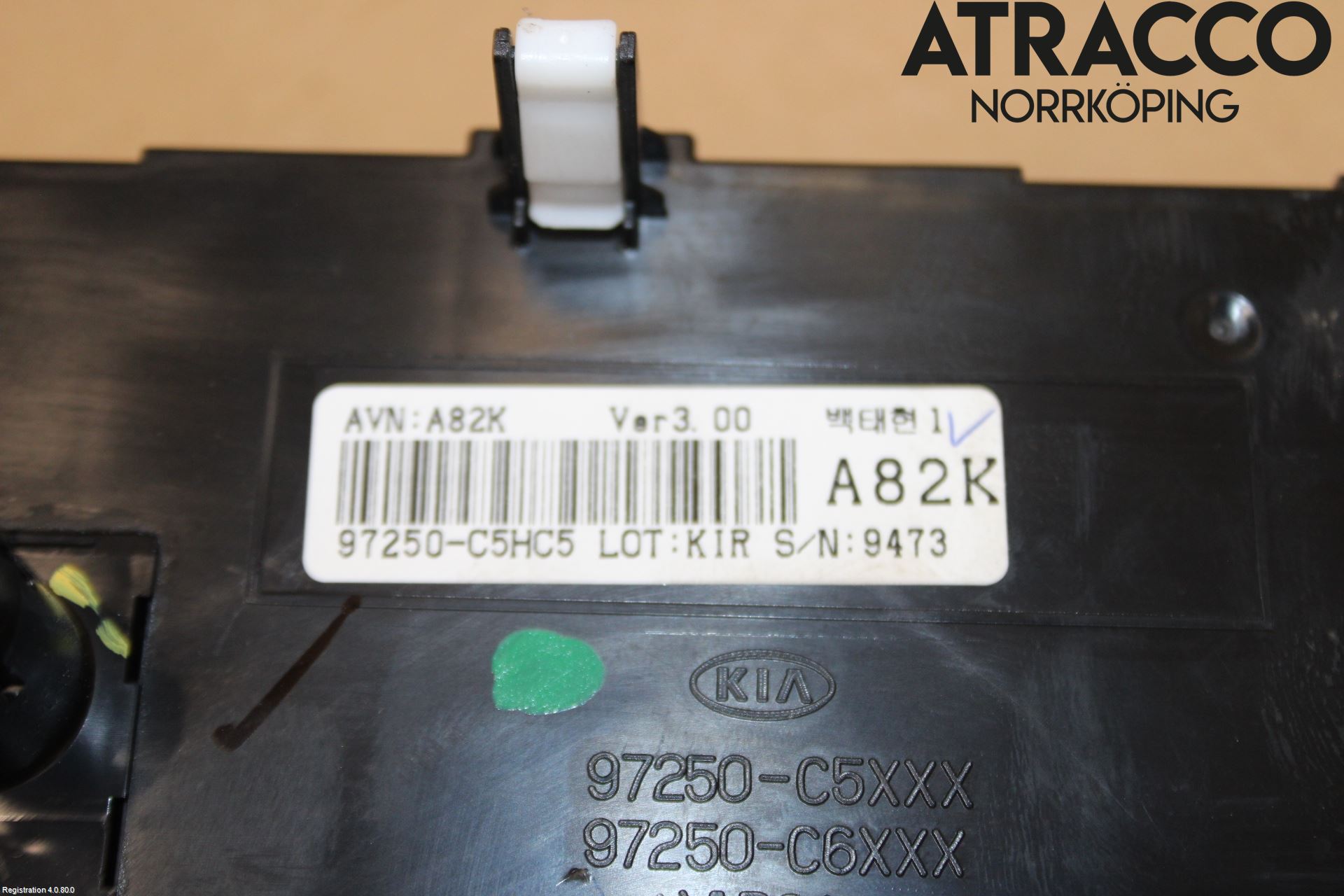 Kia SORENTO 15-20 Varmeapparat Panel(Regulering)