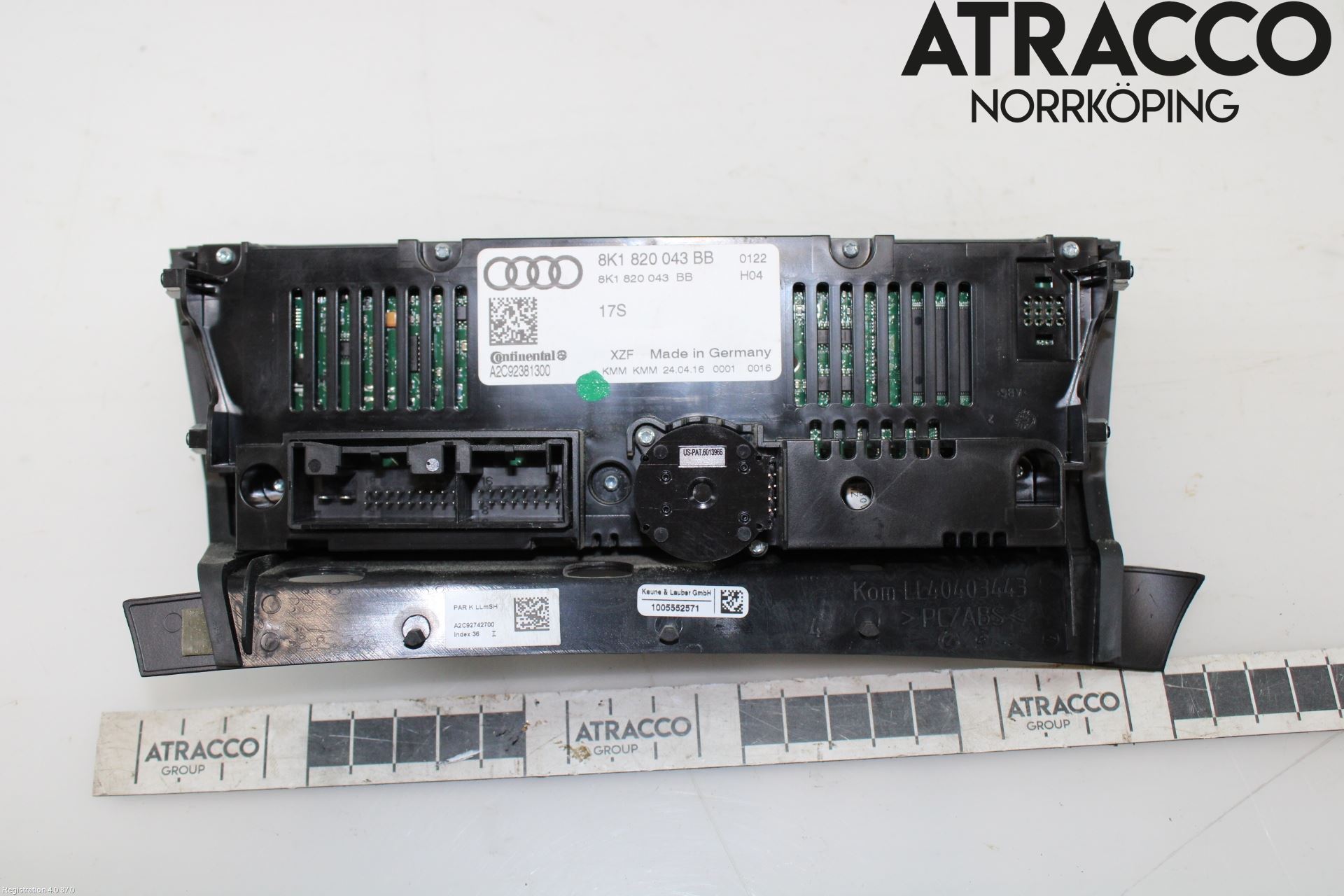 Audi Q5 09-16 Varmeapparat Panel(Regulering)