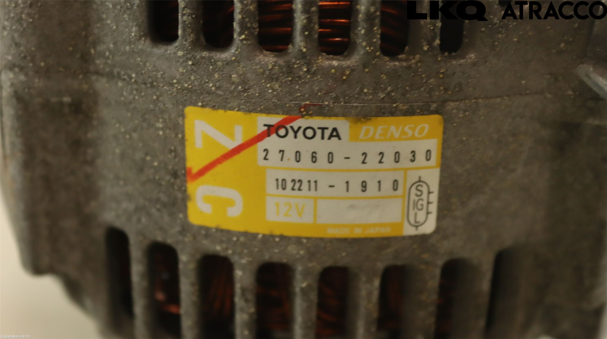 Toyota COROLLA 02-07 Dynamo