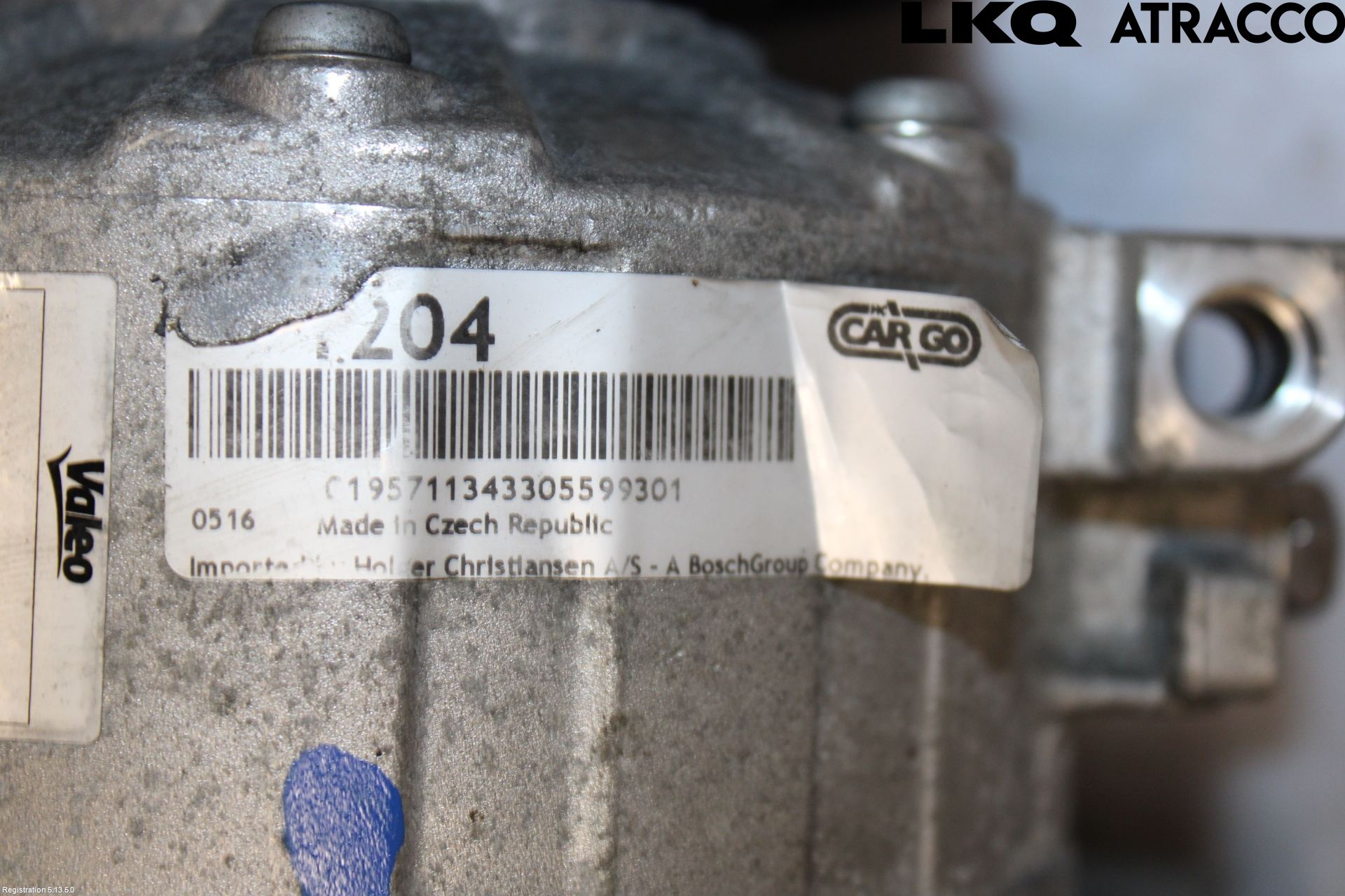 Volkswagen VW TIGUAN 07-16 Varme Ac Kompressor