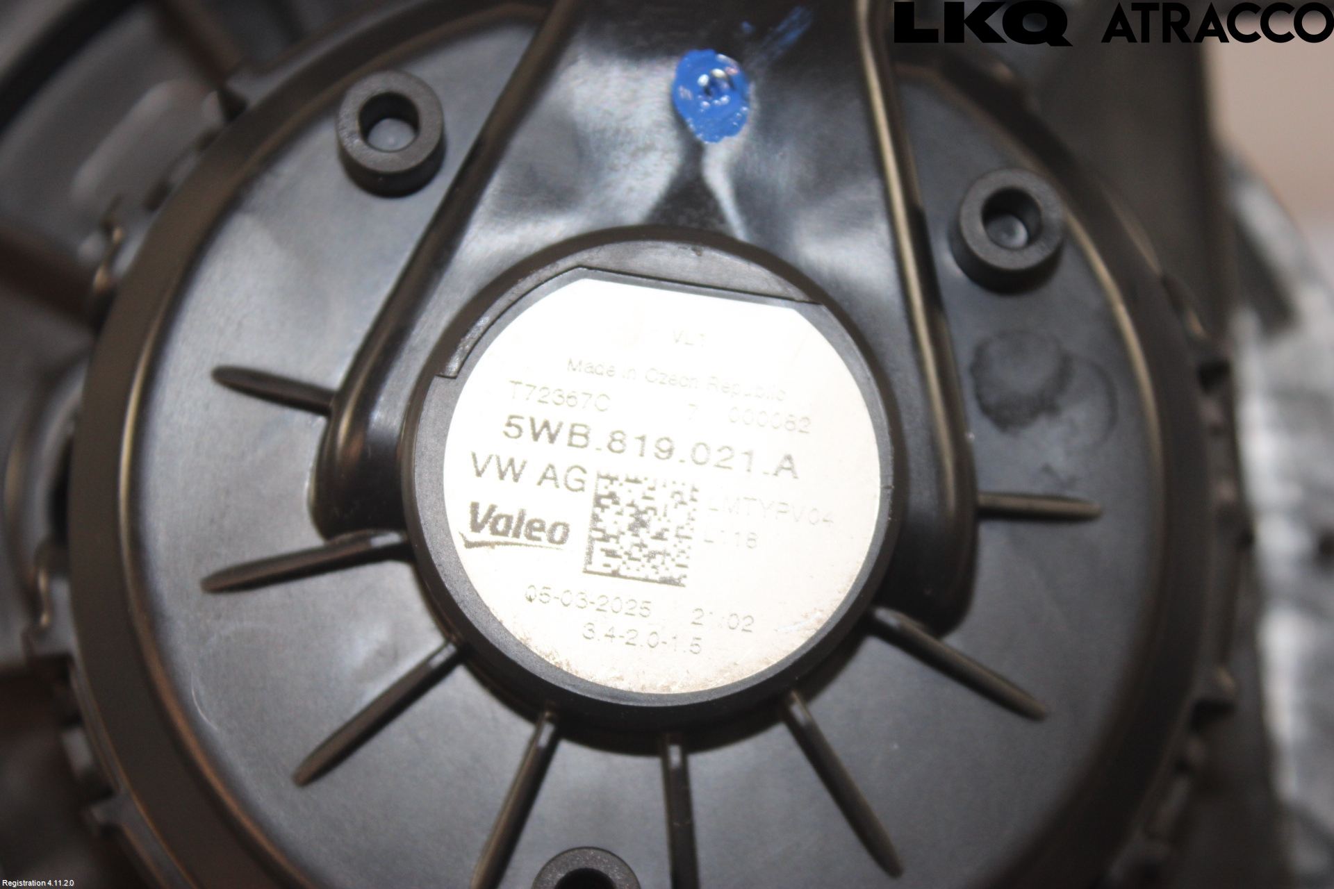 Volkswagen VW TOURAN 16- Varmeapparat Viftemotor