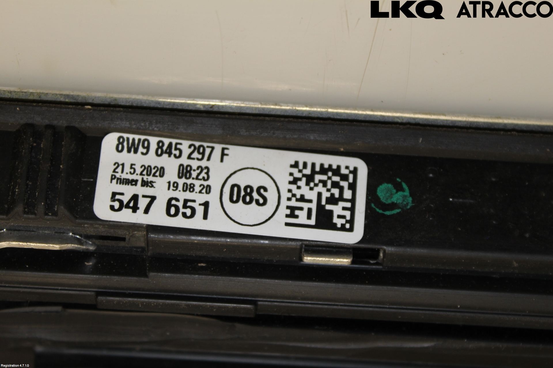 Audi A4/S4 B9 20- Siderute Bak I Kar Venstfast