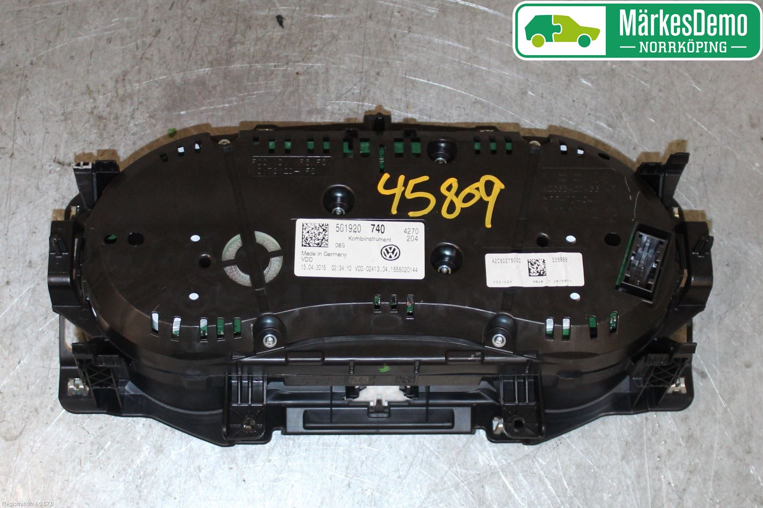 Volkswagen VW GOLF / E-GOLF VII 13-20 Instr Kombinert