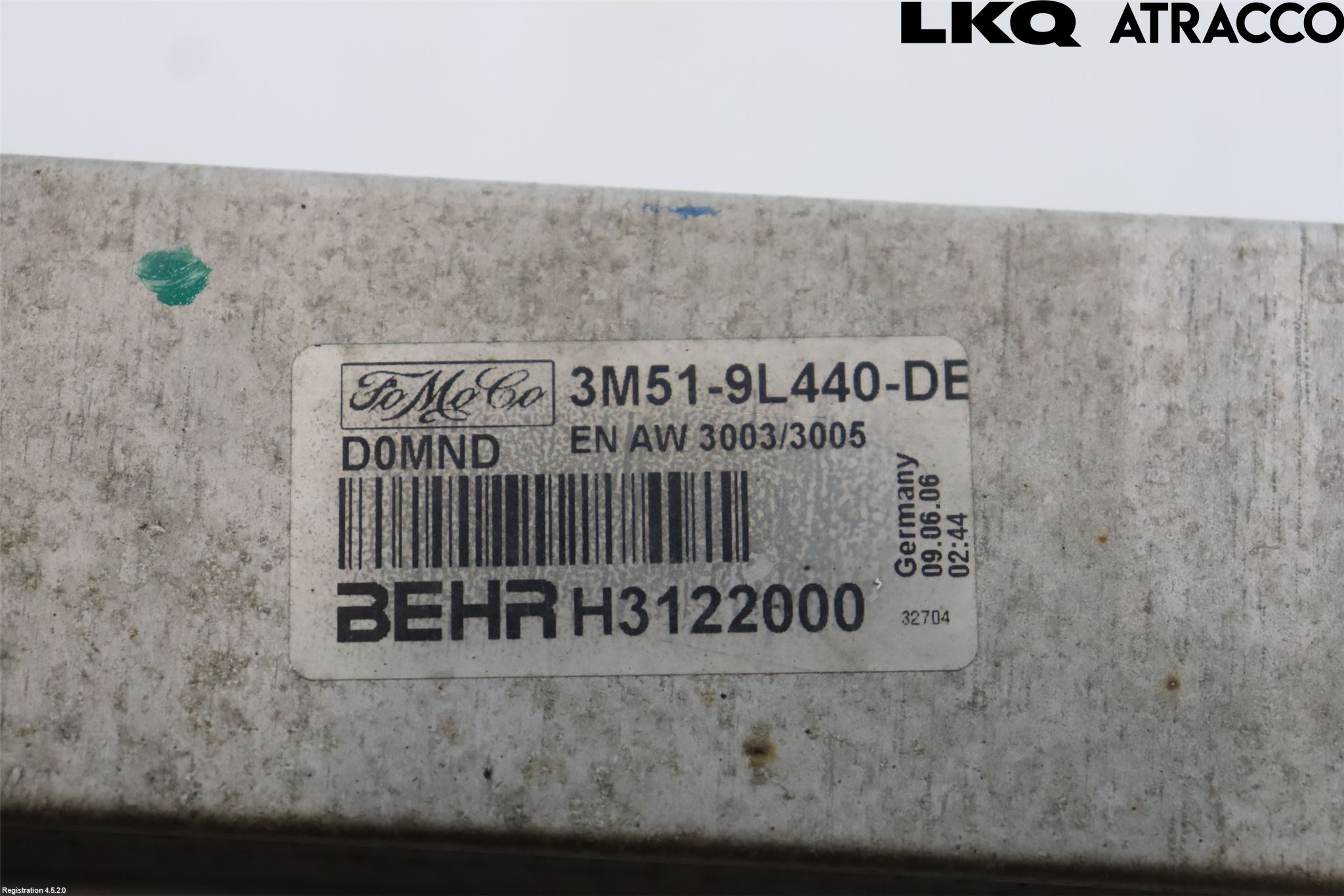 Volvo C70 06-10 Intercooler Radiator
