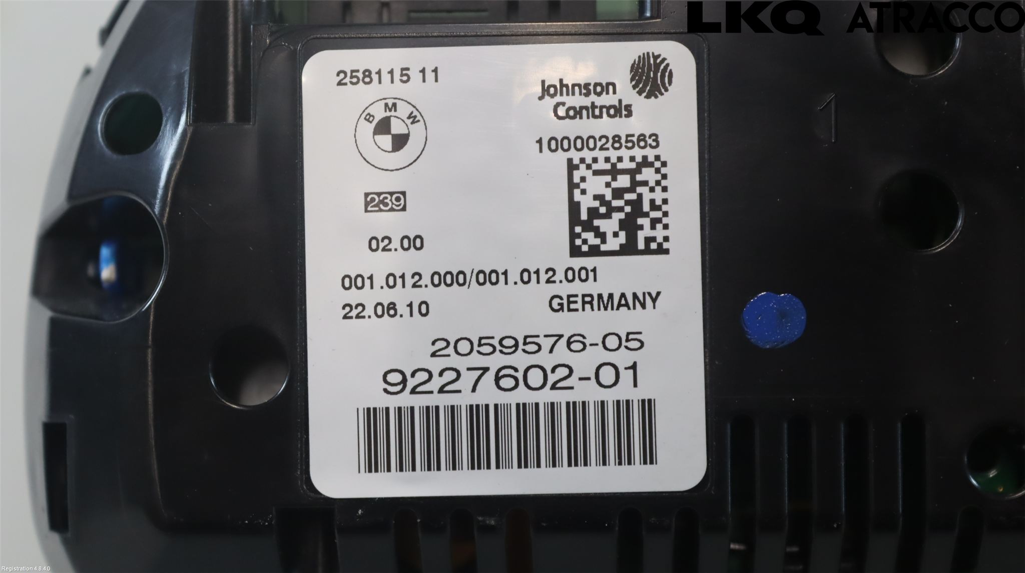 BMW 5 F10/F11/F18 09-17 Instr Kombinert