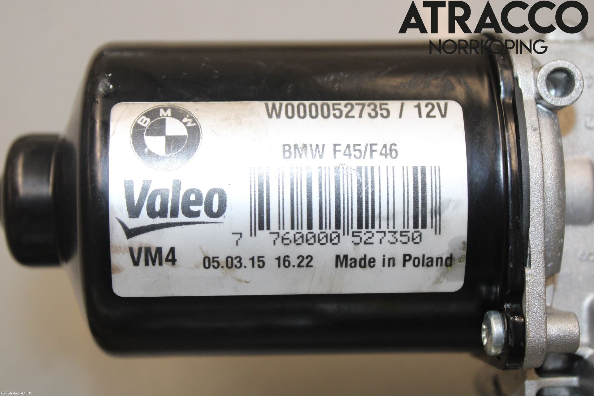 BMW 2 F45 Active Tourer 14-21 Viskeroverføring Frontrute