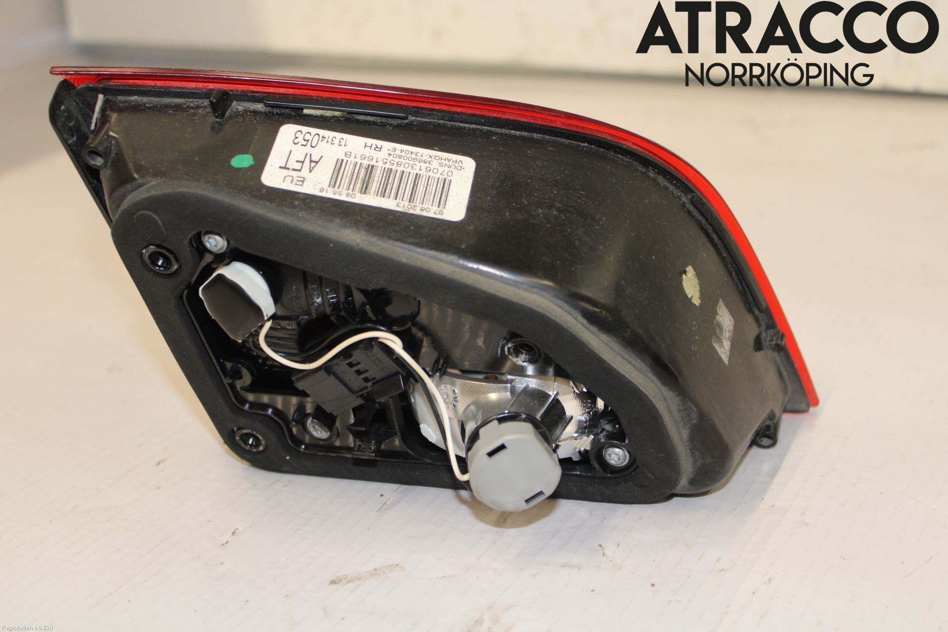 Opel ASTRA J 10-15 Baklykt Høyre  På Luke(Indre)