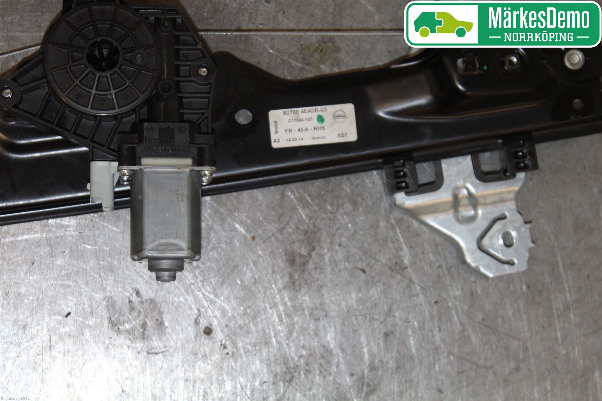 Nissan QASHQAI 14-17 Vindusheis El Komp