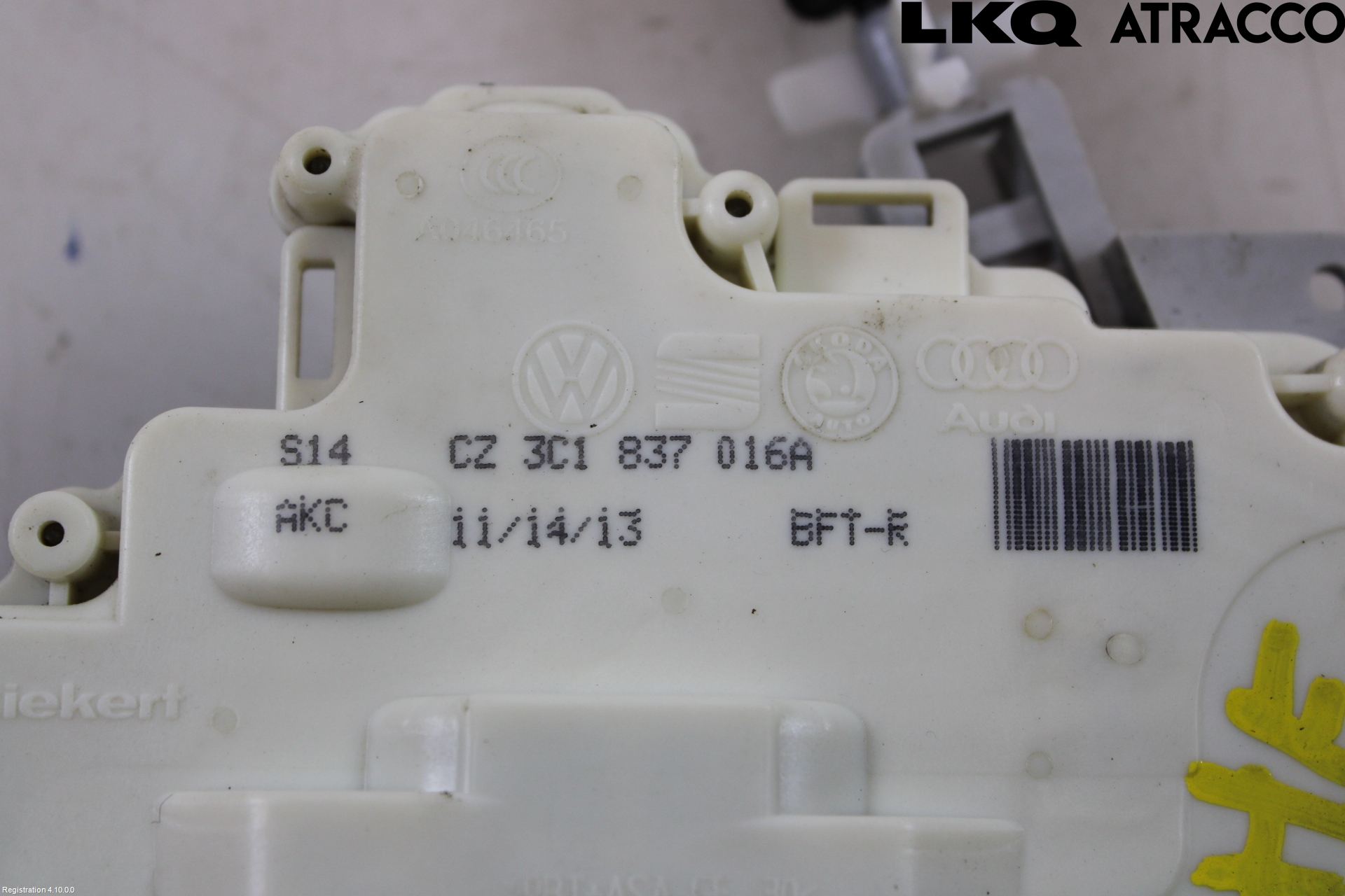 Volkswagen VW PASSAT 11-14 Dørlås - Låsekasse