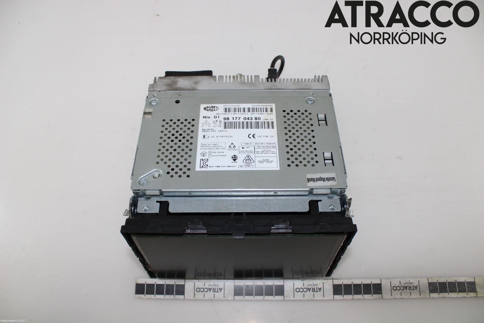 Peugeot PARTNER 16-18 Stereo Radio Med Cd