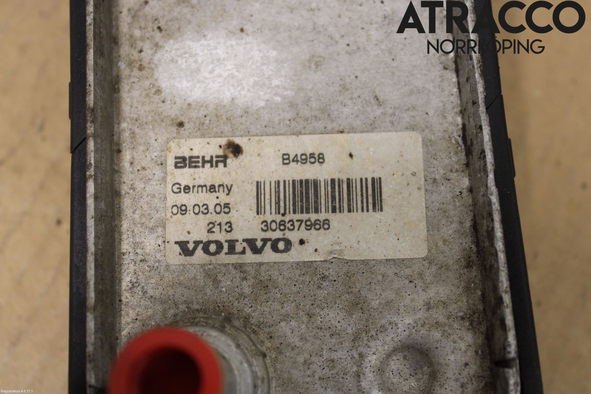 Volvo V50 04-07 Radiator Oljekjøler Motor