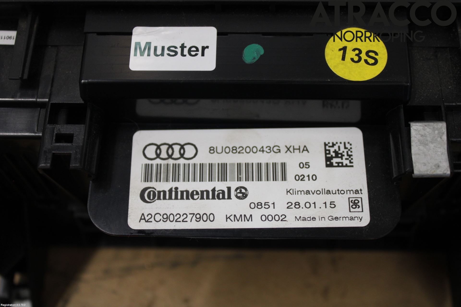 Audi Q3 8U 12-18 Varmeapparat Panel(Regulering)