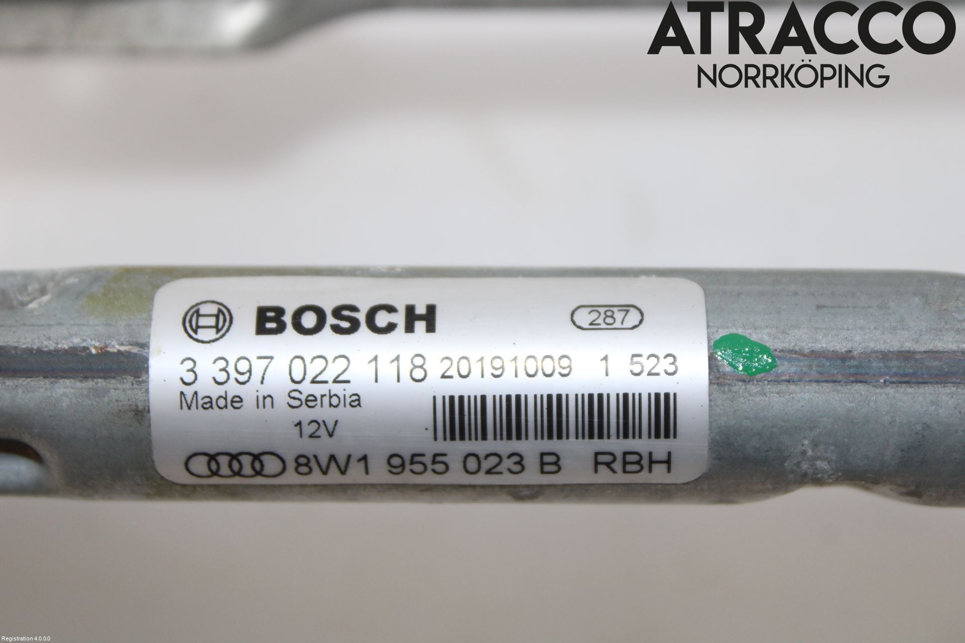 Audi A4/S4 B9 20- Viskeroverføring Frontrute