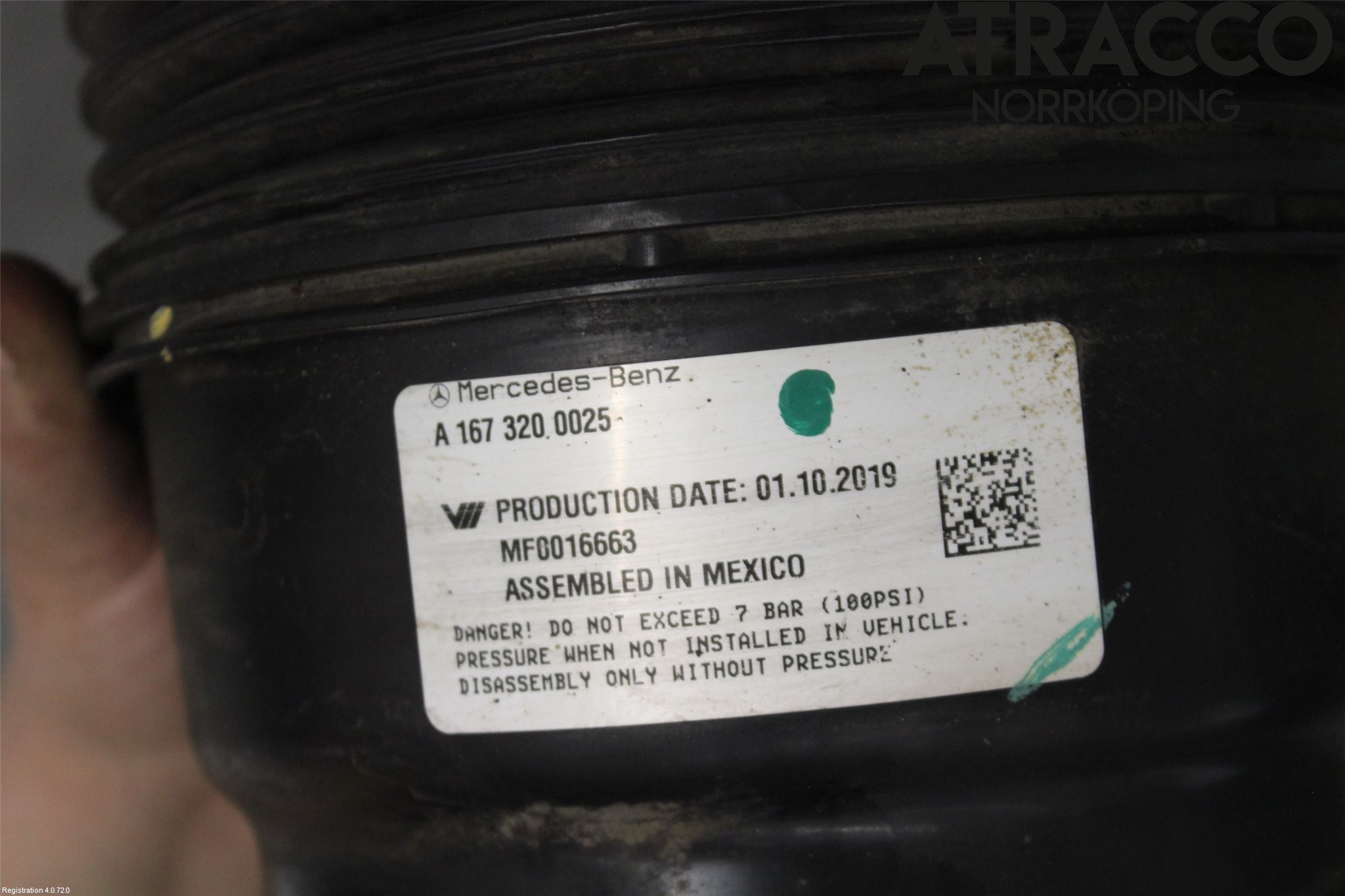 Mercedes-Benz MB GLE-KLASS (W167/V167/C167) 19- Nivåreg Belg - Luftpute