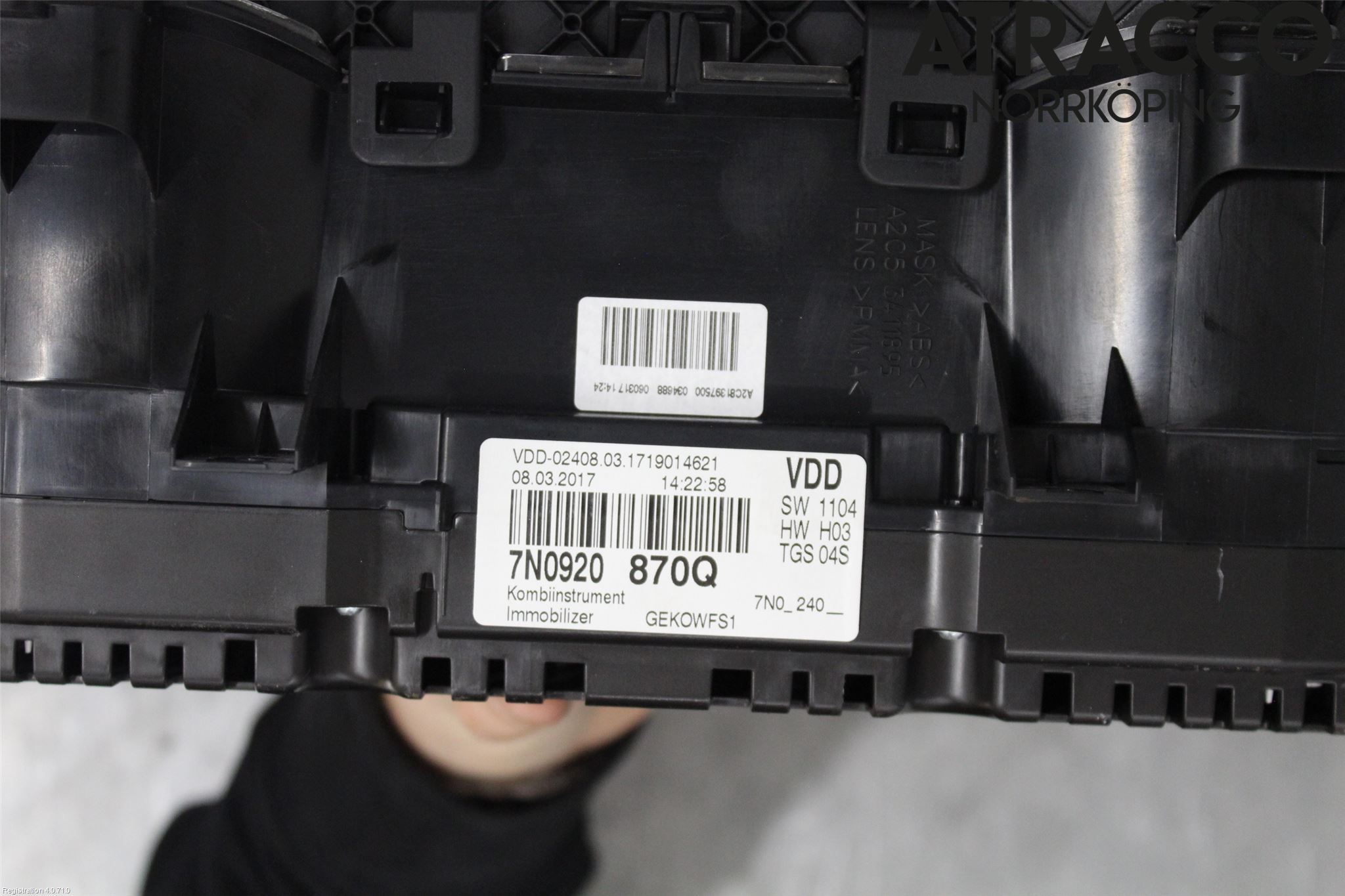 Volkswagen VW SHARAN 11- Instr Kombinert