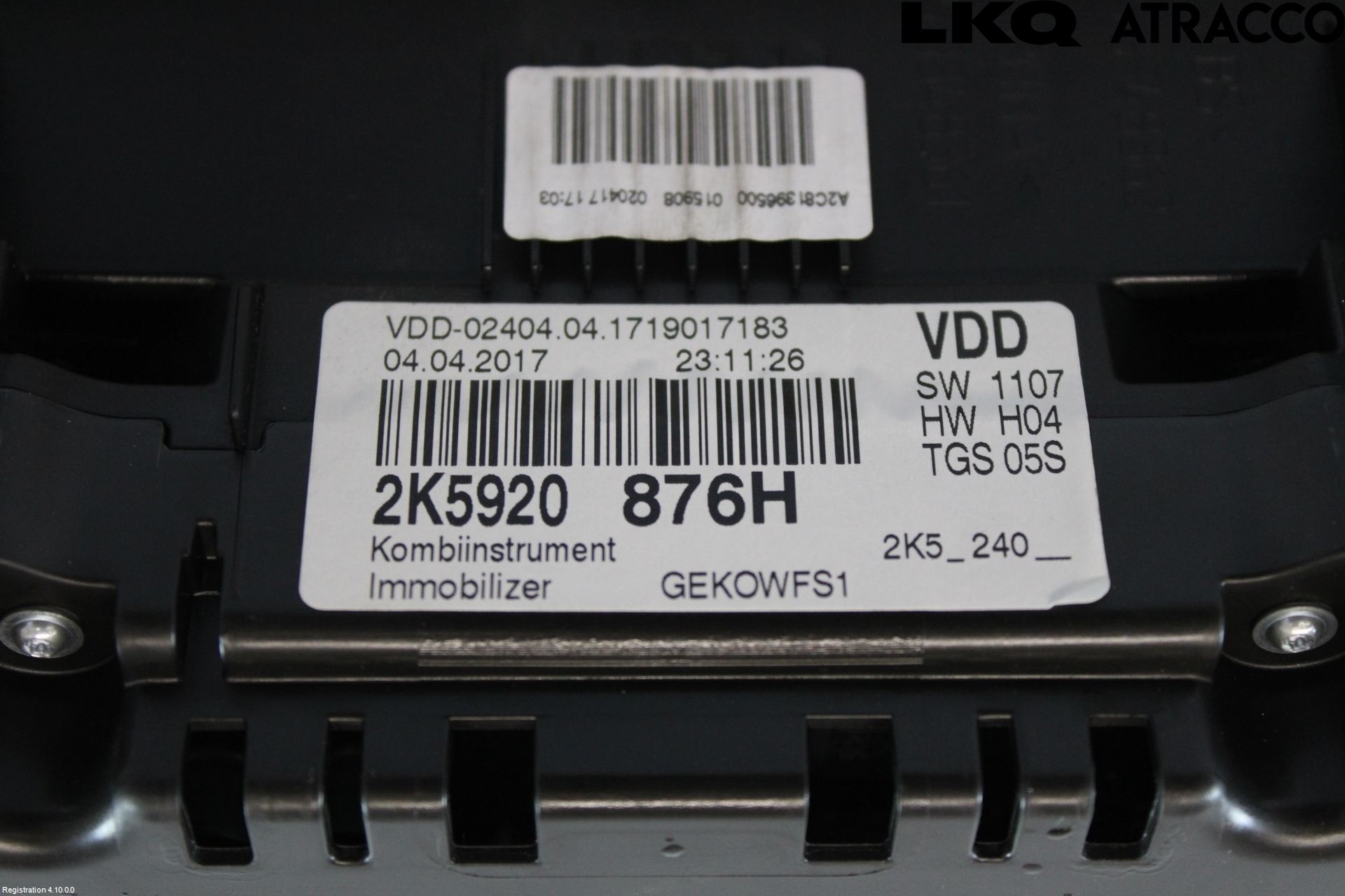 Volkswagen VW CADDY 16-20 Instr Kombinert