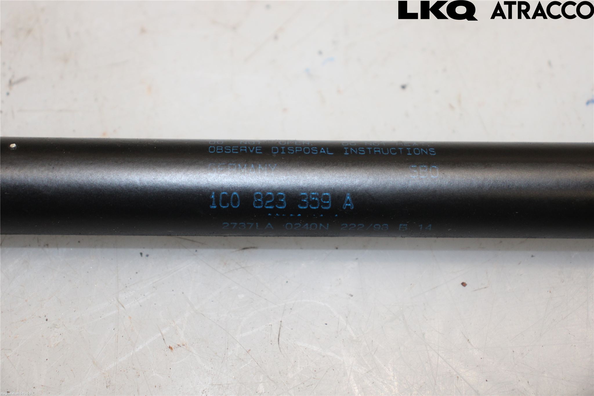 Volkswagen VW BEETLE 98-10 Panser Demper-Gassfjær