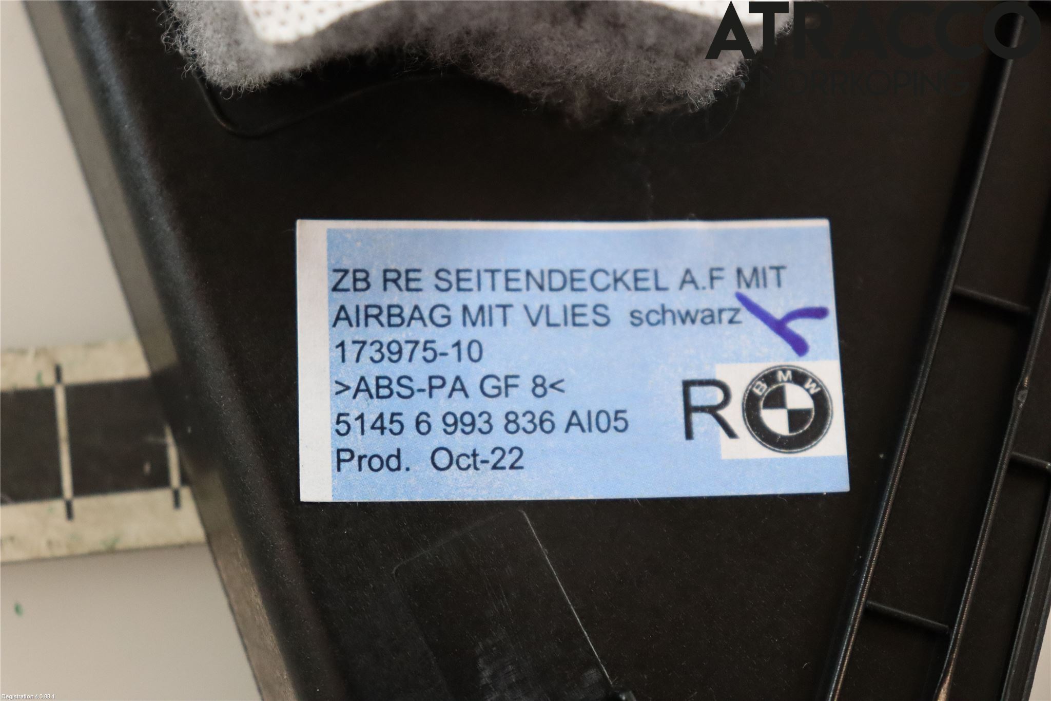BMW 5 G30/G31/F90 17-23 Innr Dekor Instrbord