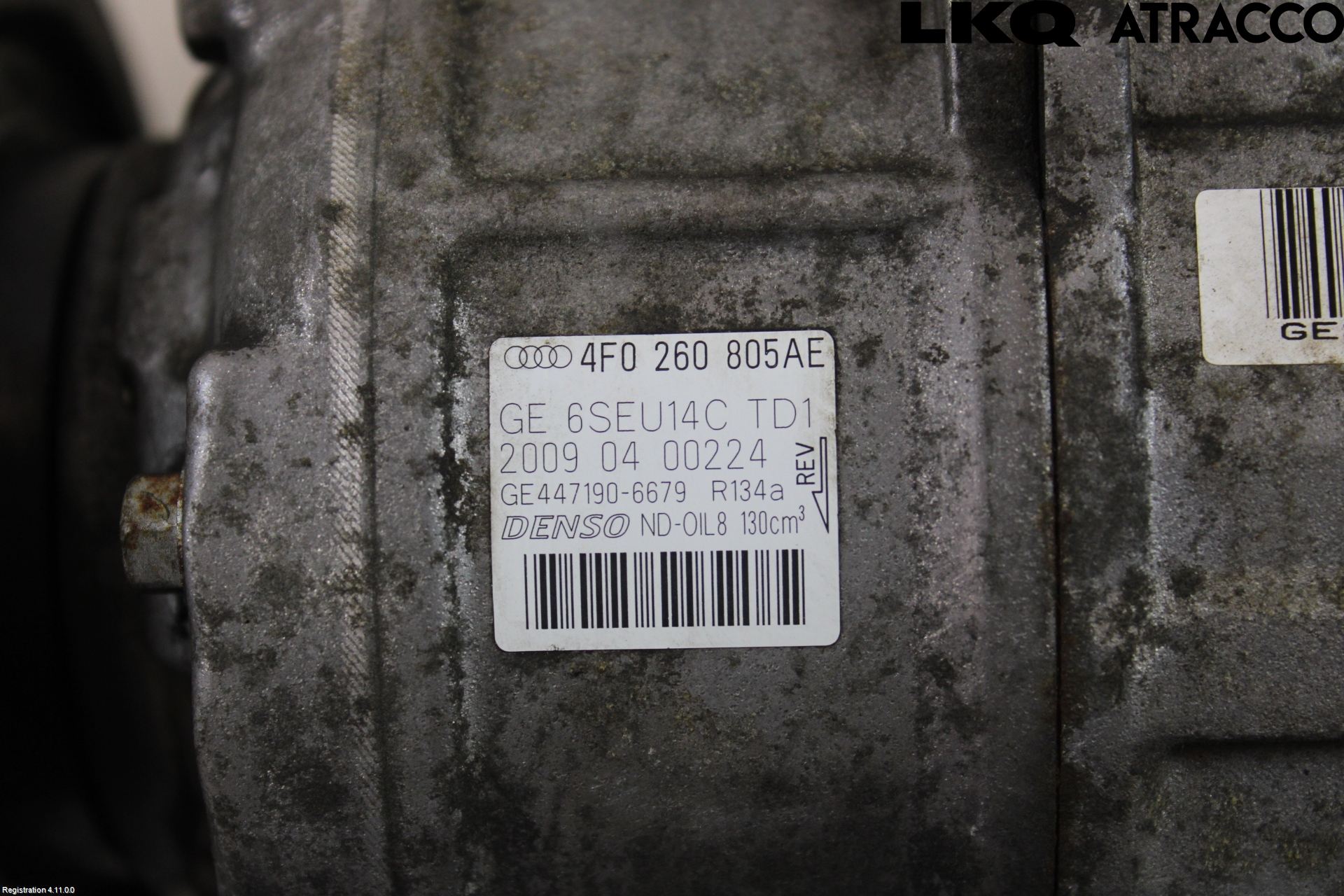 Audi A6/S6     05-11 Varme Ac Kompressor