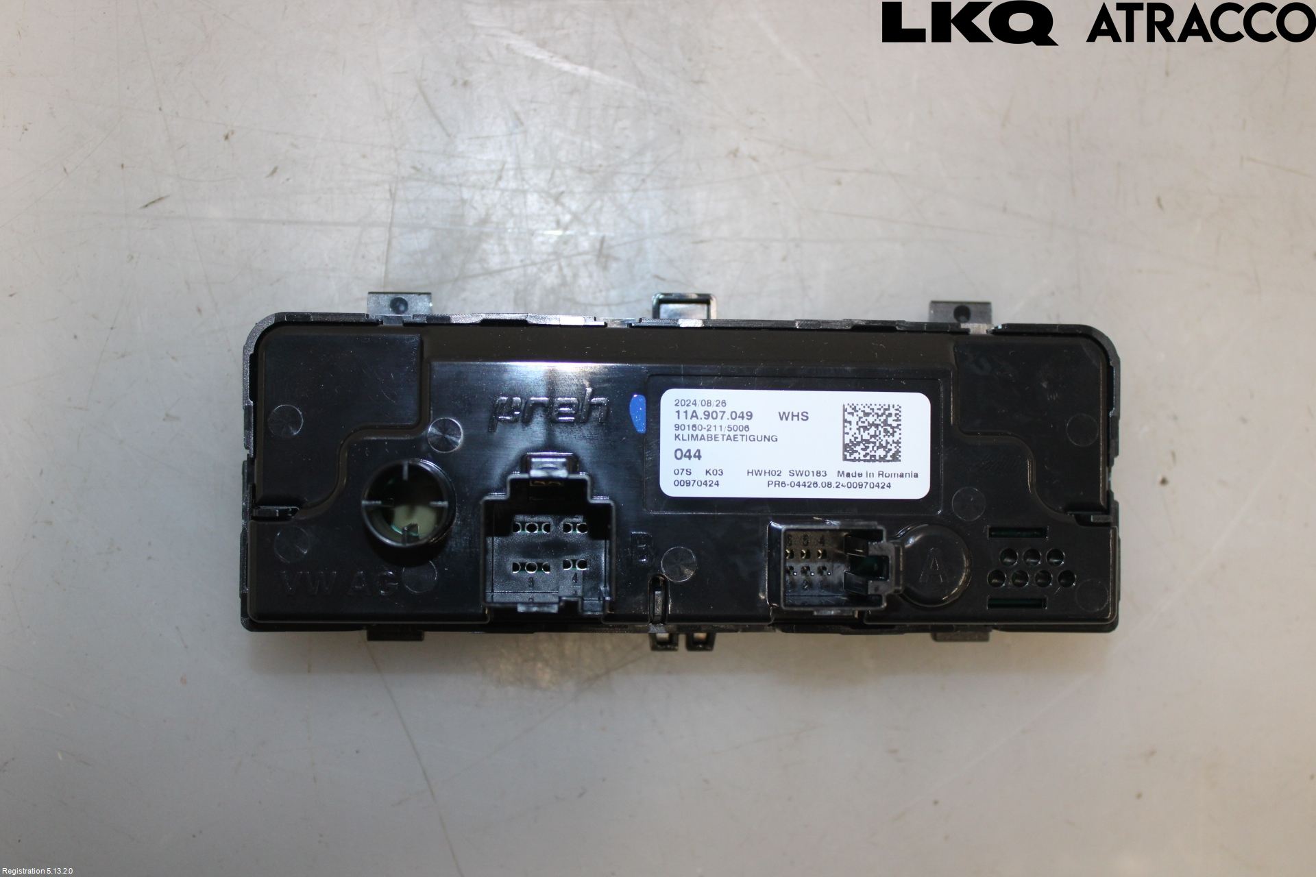 Volkswagen VW ID.7/TOURER 24- Varmeapparat Panel(Regulering)