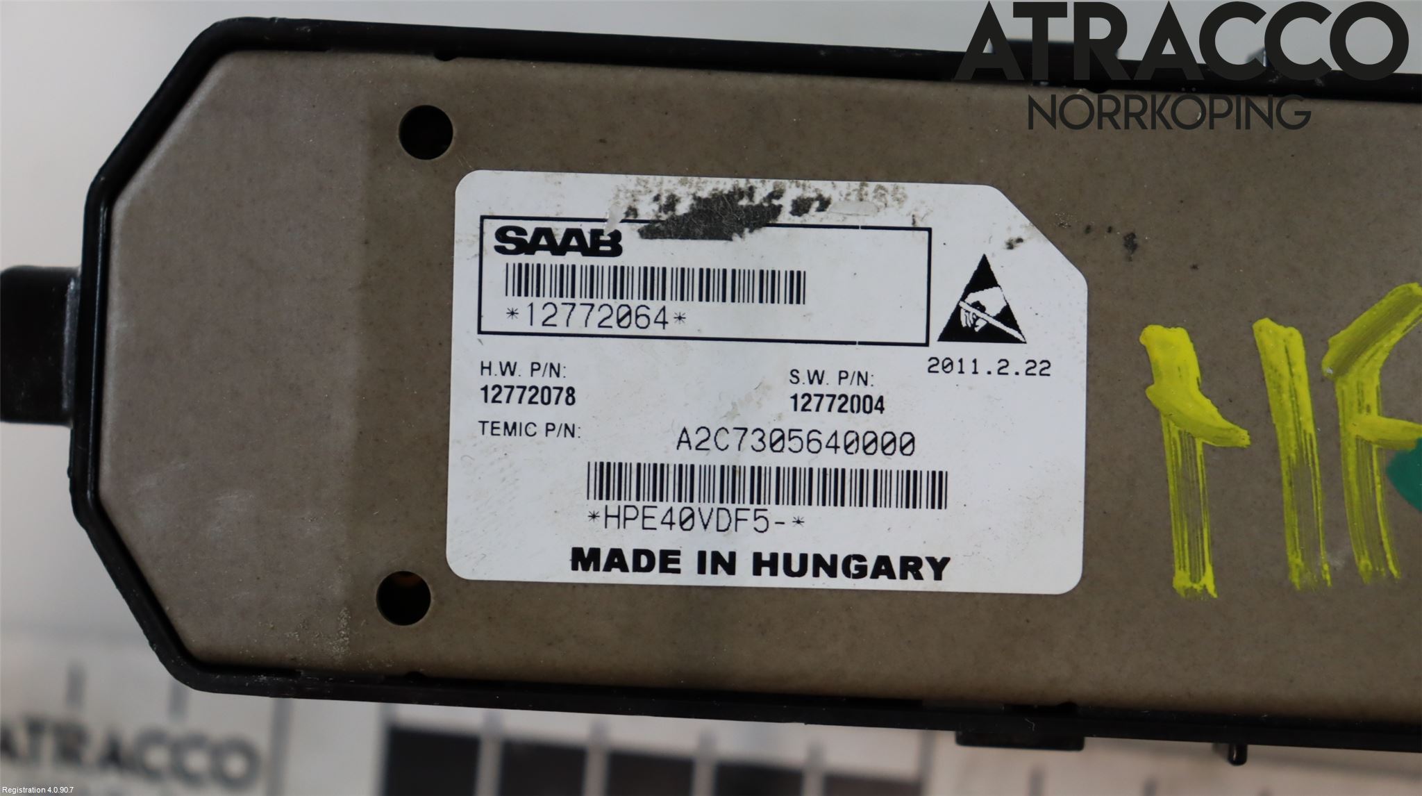 Saab 9-3 VER2/VER3 08-15 Bryter Vindusheis