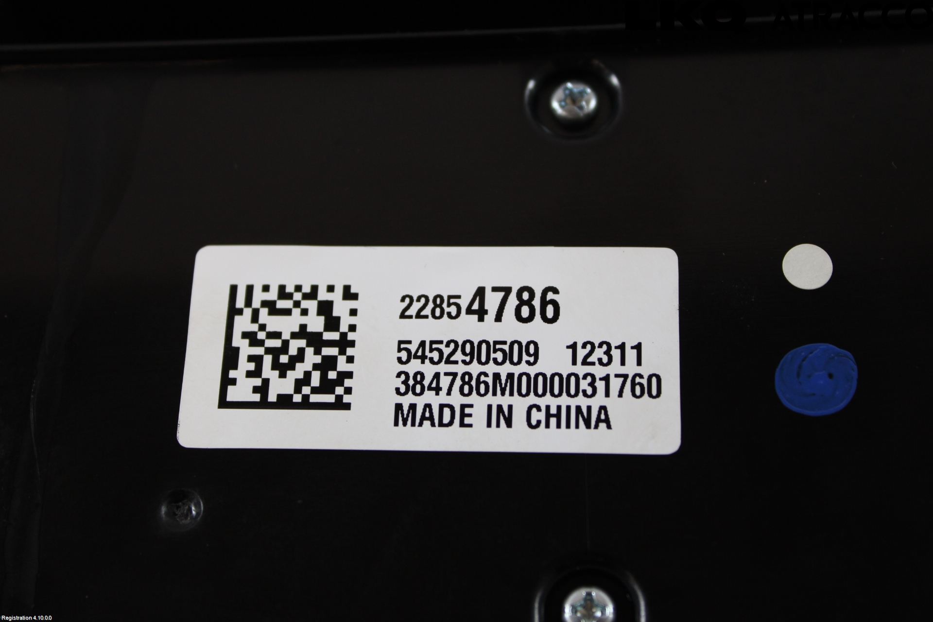 Chevrolet MALIBU Varmeapparat Panel(Regulering)