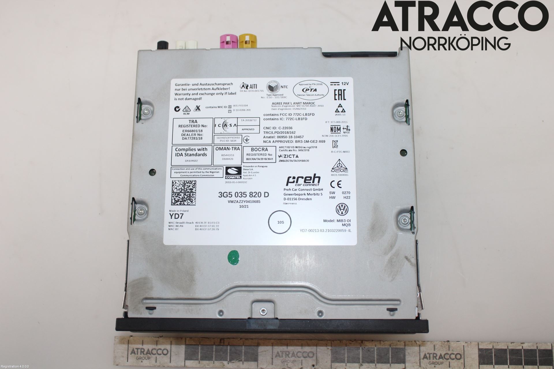 Volkswagen VW TIGUAN 16-24 Stereo Radio Med Cd