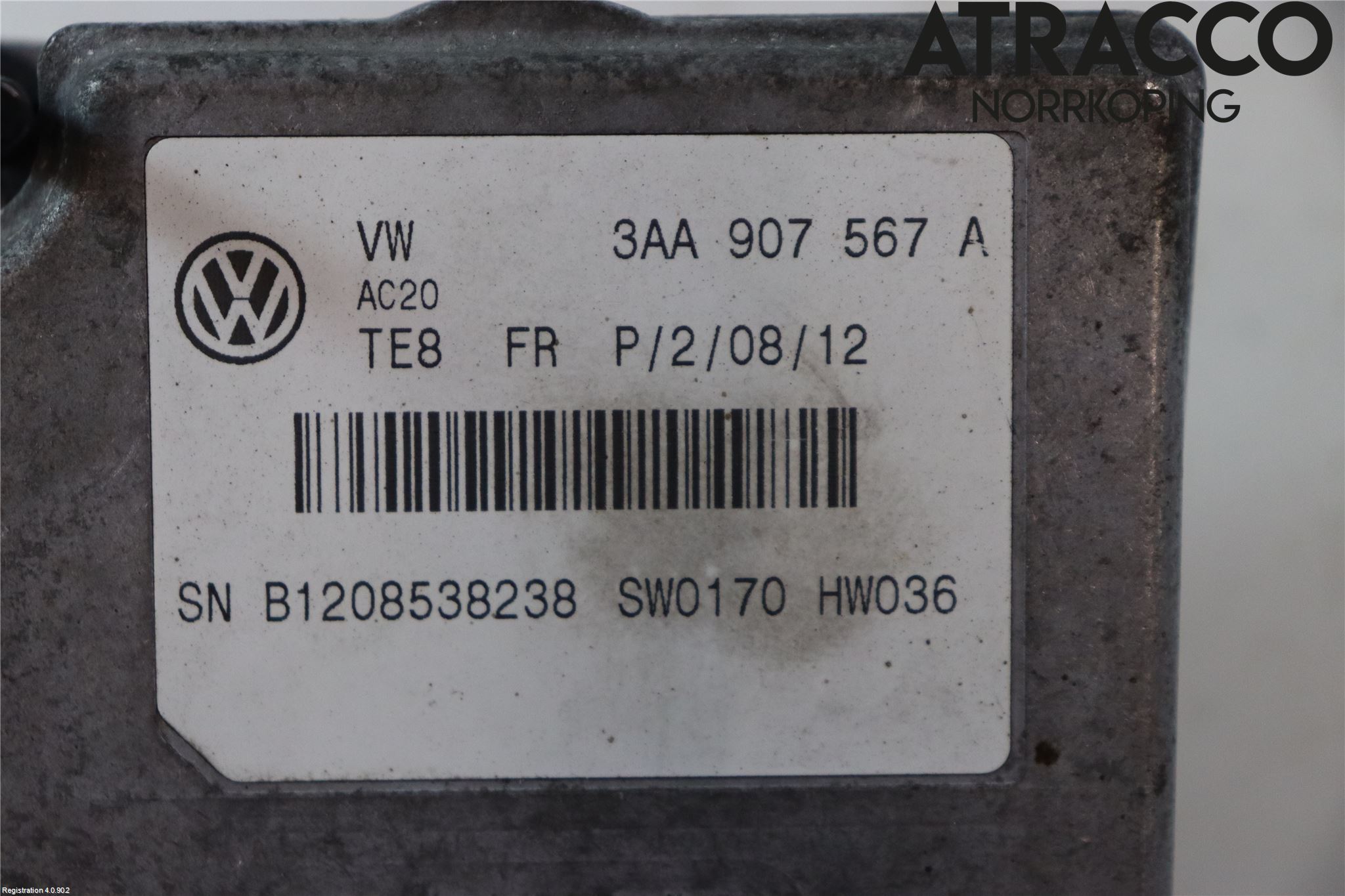Volkswagen VW PASSAT 11-14 Sensor Kollisjonsbeskyttelse