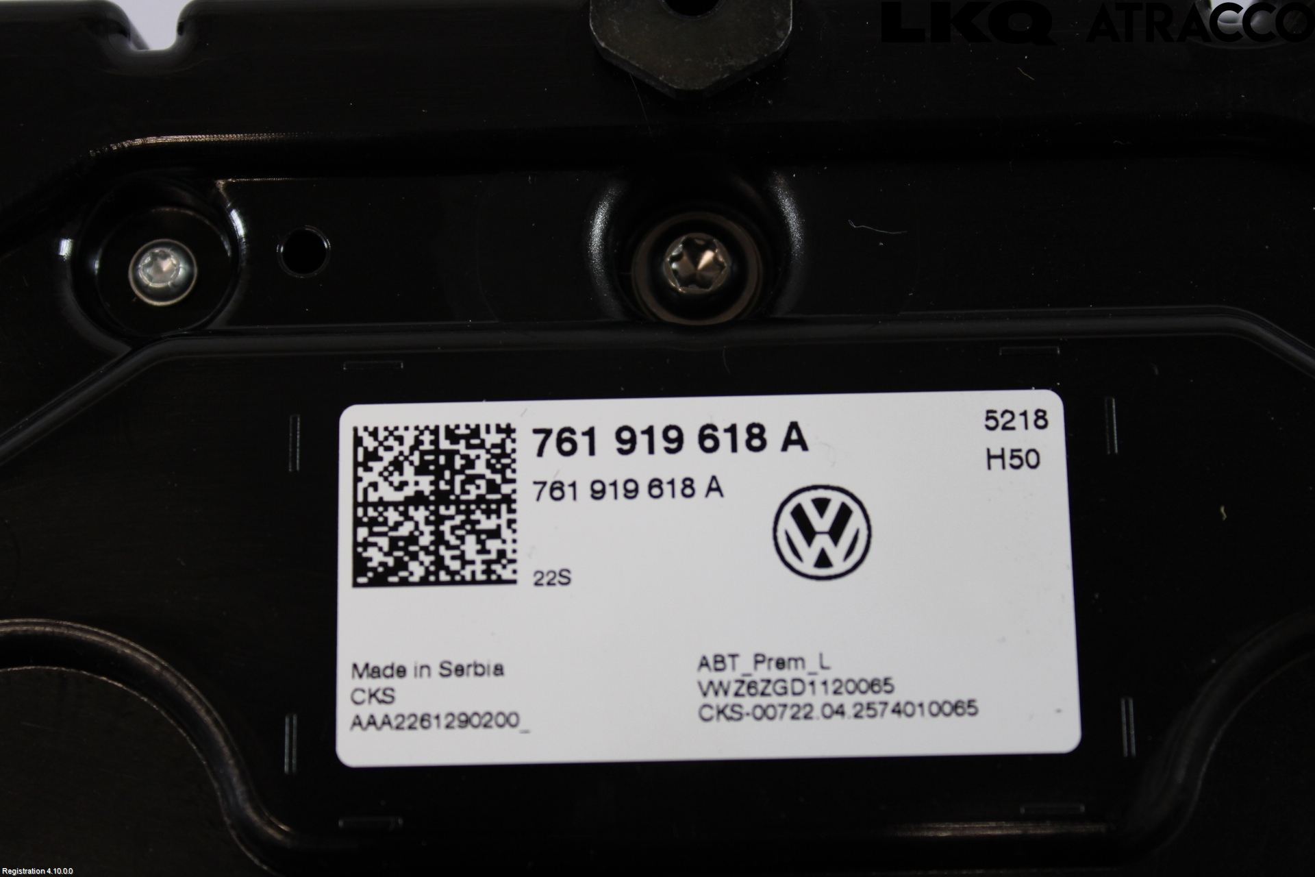 Volkswagen VW TOUAREG CR 18- Instr Skjerm Dvd-Gps-Ac-Tlf