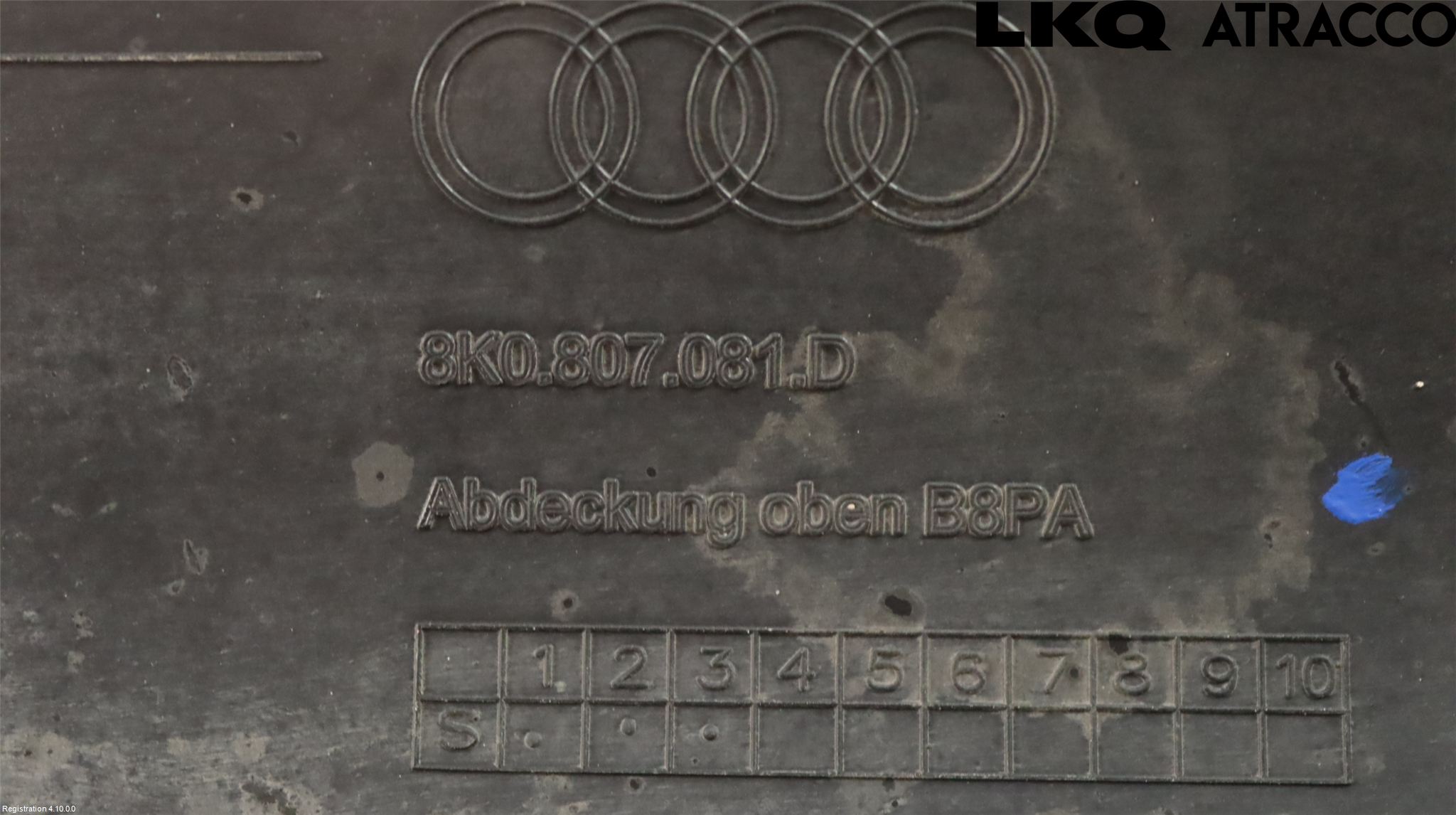 Audi A4 12-15 Tackplast Front