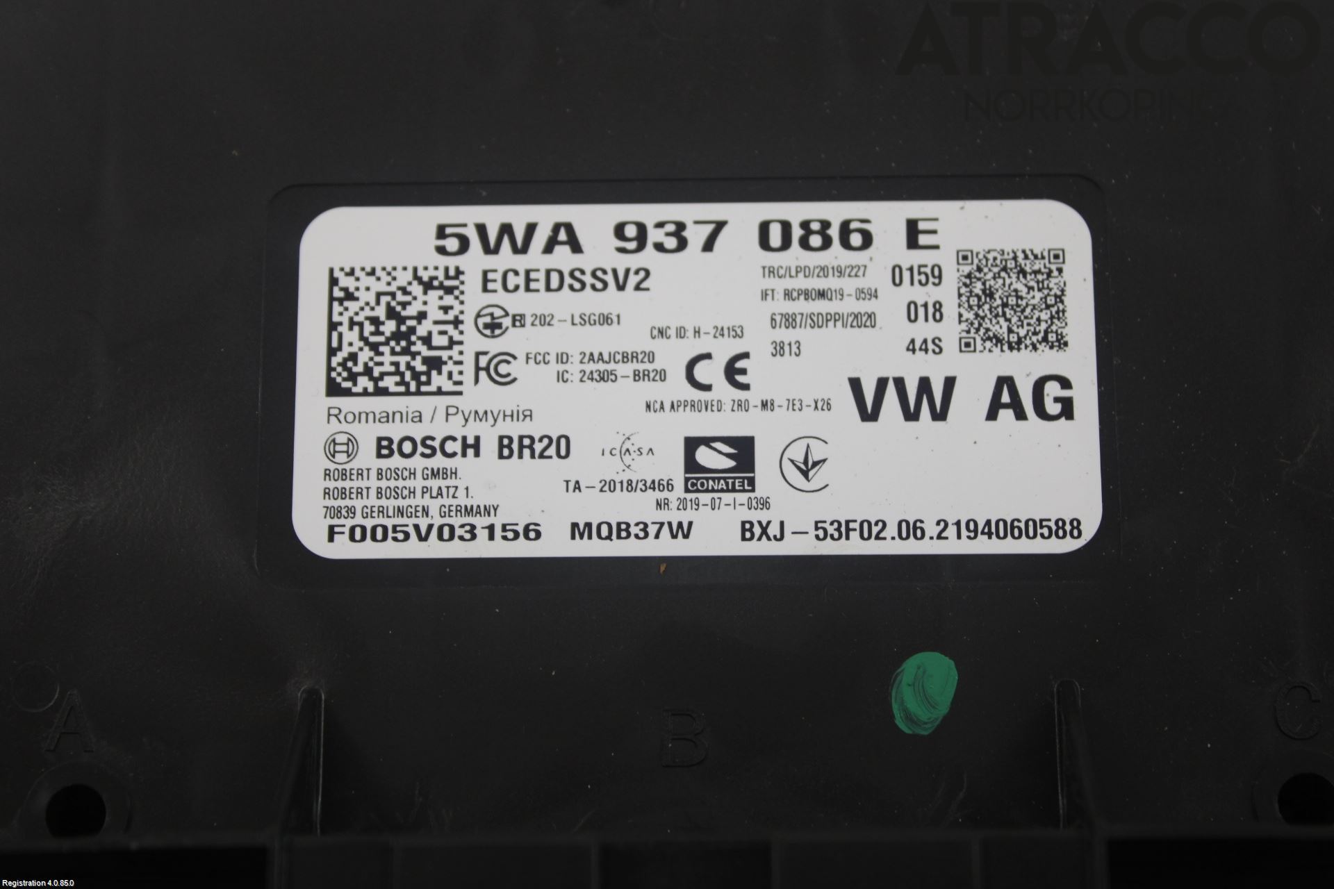 Volkswagen VW GOLF / E-GOLF VIII 20- Styreenhet Klima