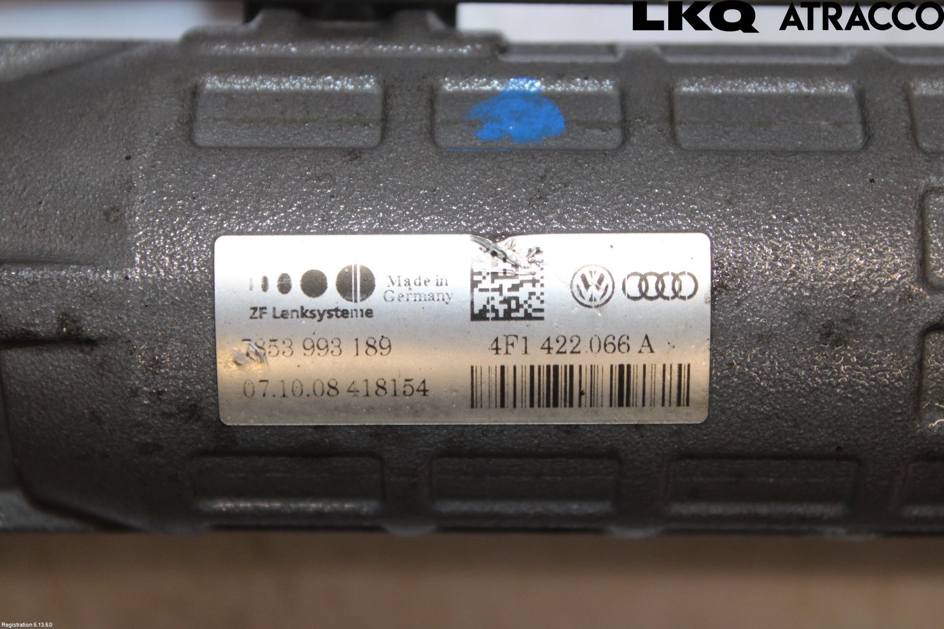 Audi A6/S6     05-11 Servo Snekke - Tannstang