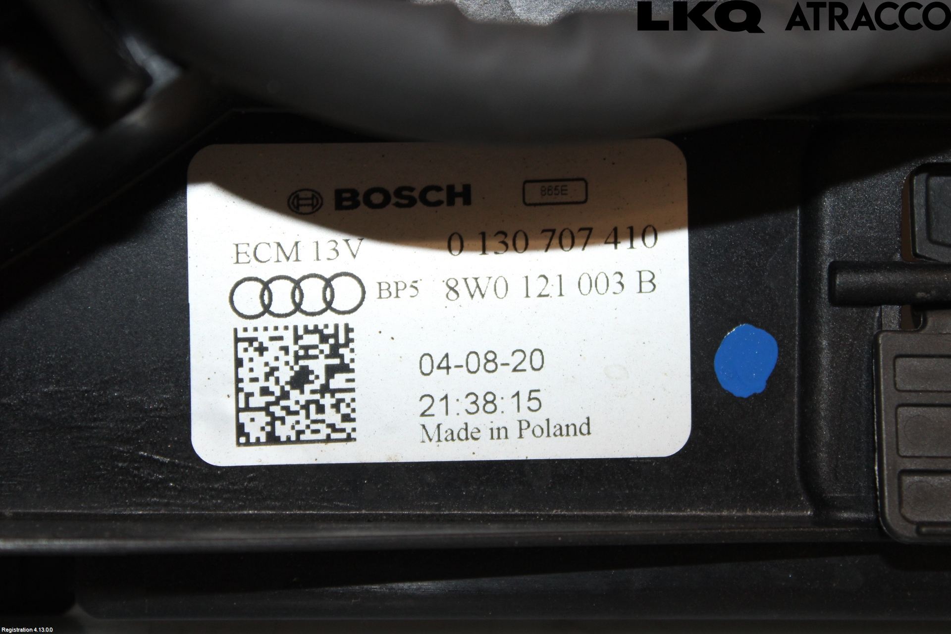 Audi E-TRON, S GE 19- Kjølevifte Elektrisk