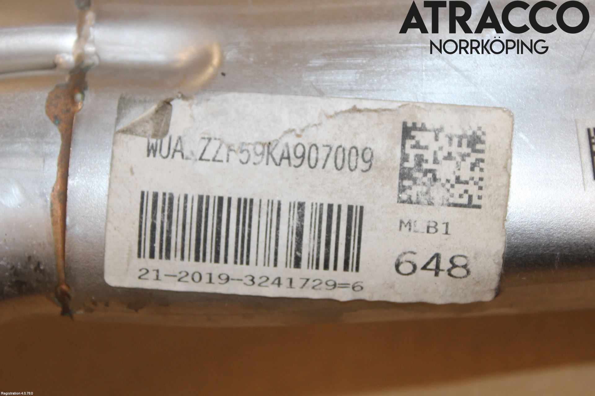 Audi A5 17- Intercooler Rør-Slange