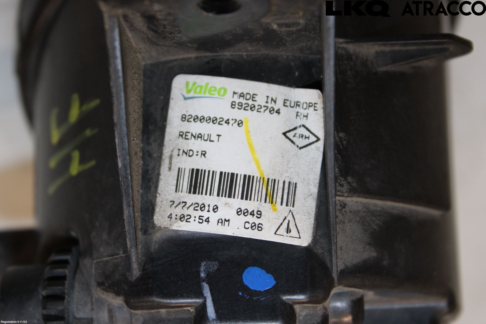Renault CLIO III  09-12 Frontlykt-Kurve-Tåkelys