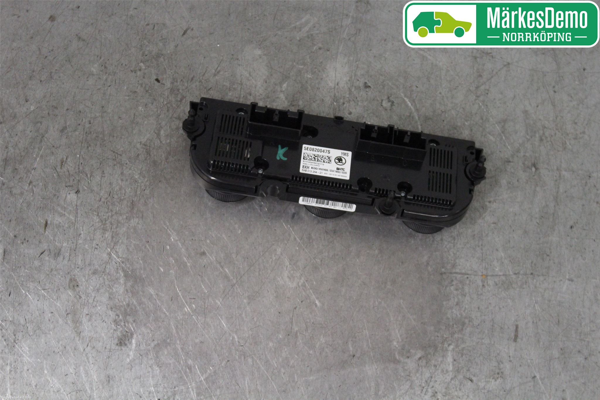 Skoda OCTAVIA (5E) 13-20 Varmeapparat Panel(Regulering)