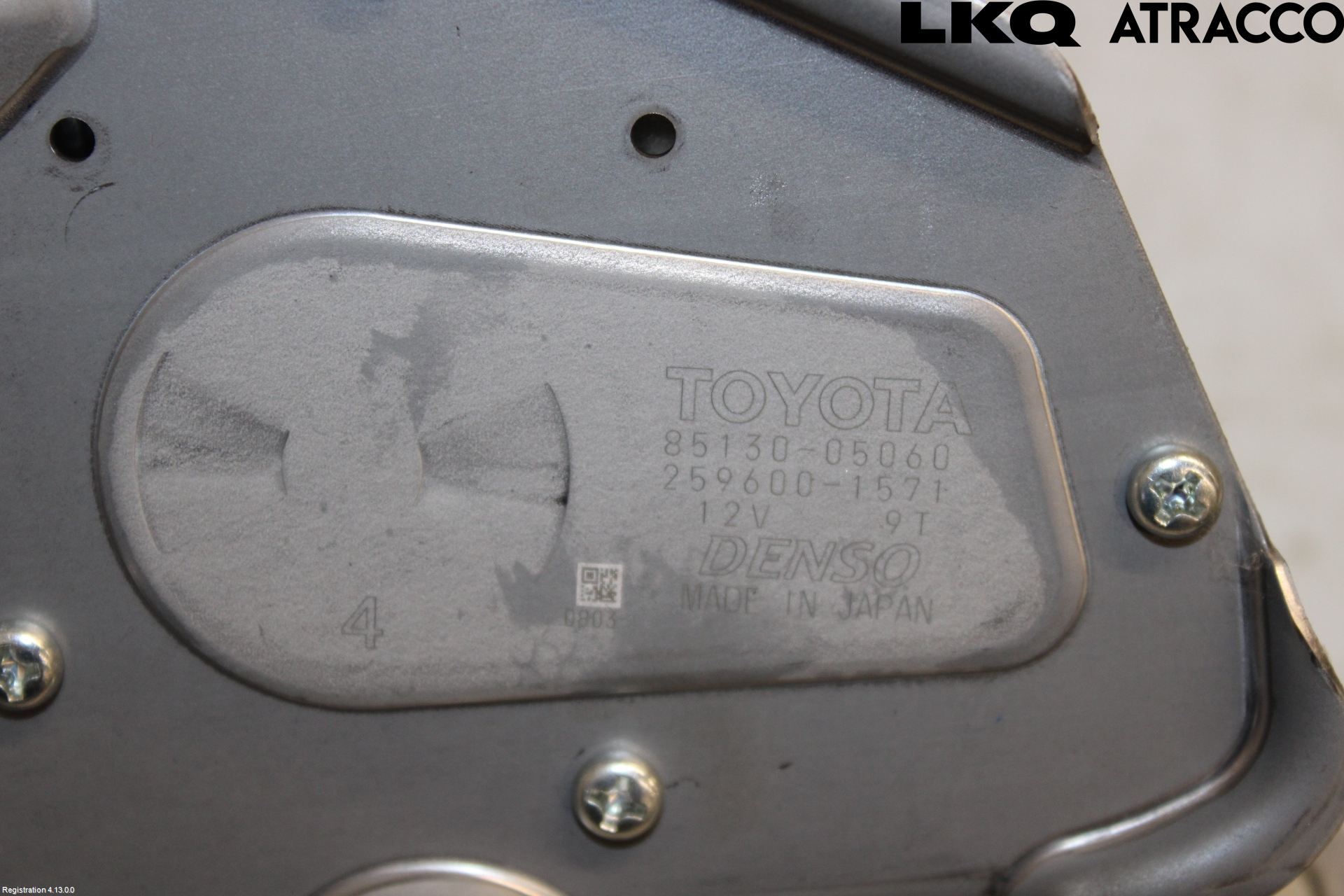 Toyota AVENSIS 16-18 Viskermotor Bakluke