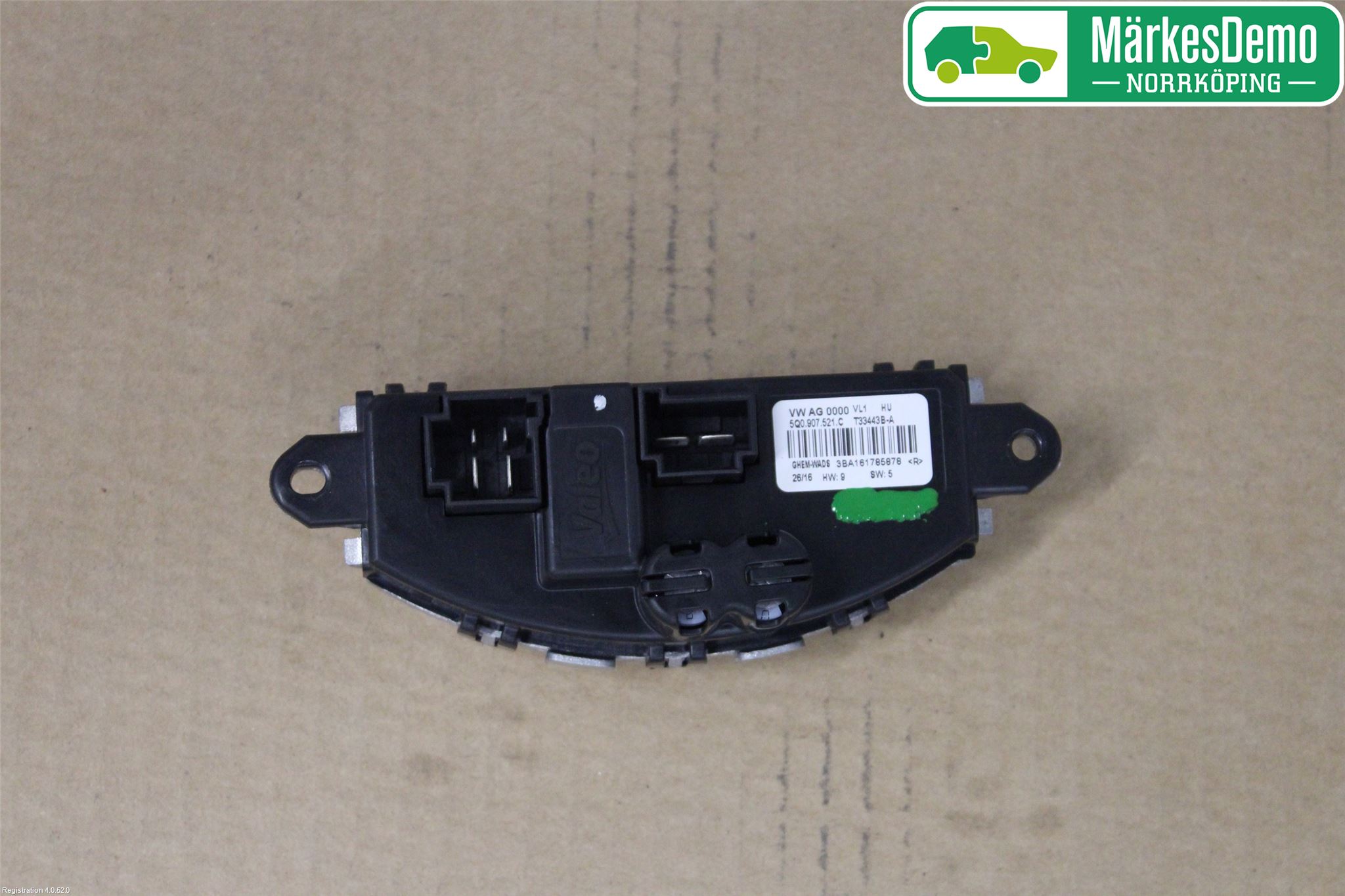 Audi A3/S3 8V 13-20 Varmeapparat Viftemotstand