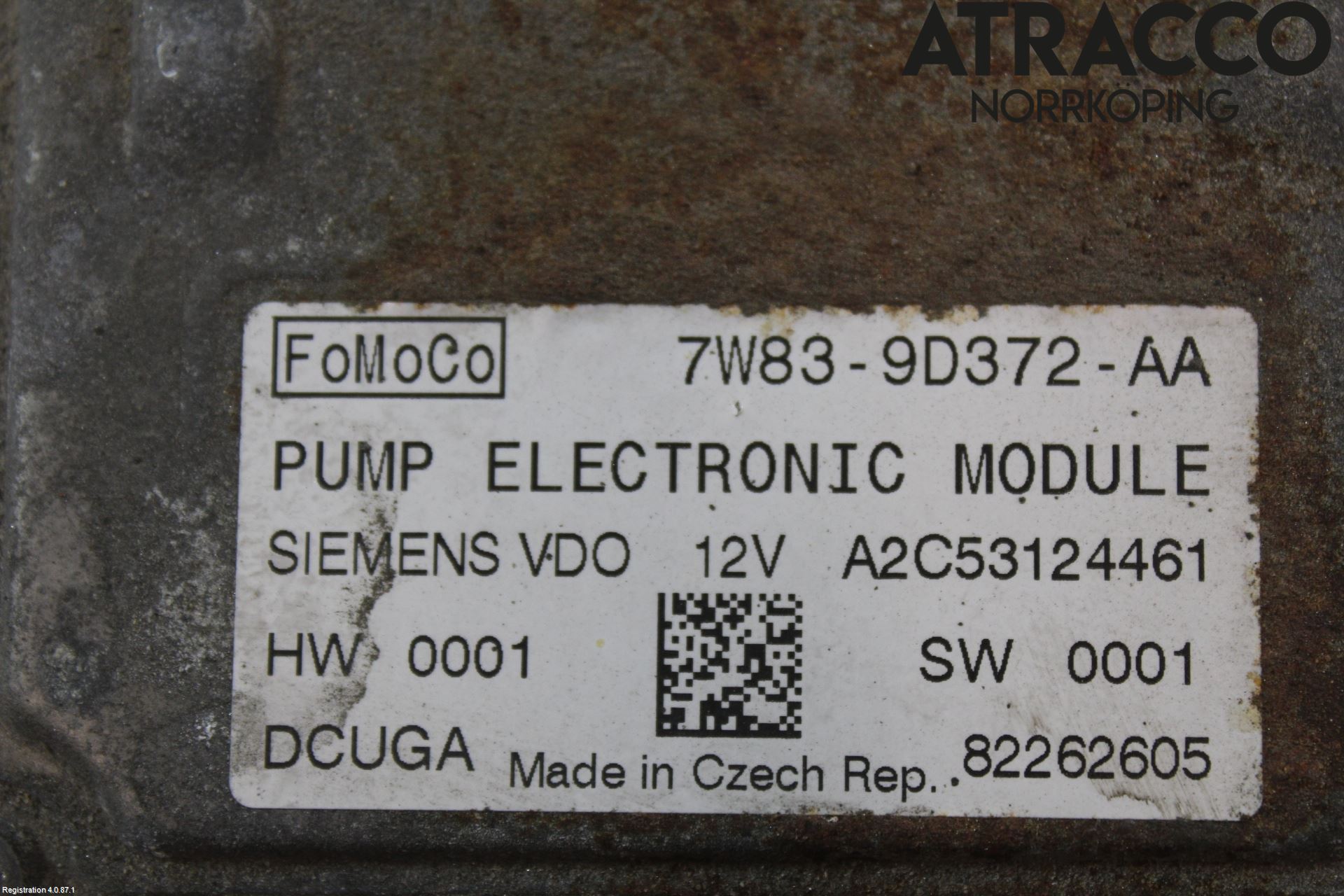 Jaguar XF 08-15 Styreenhet Drivstoffpumpe